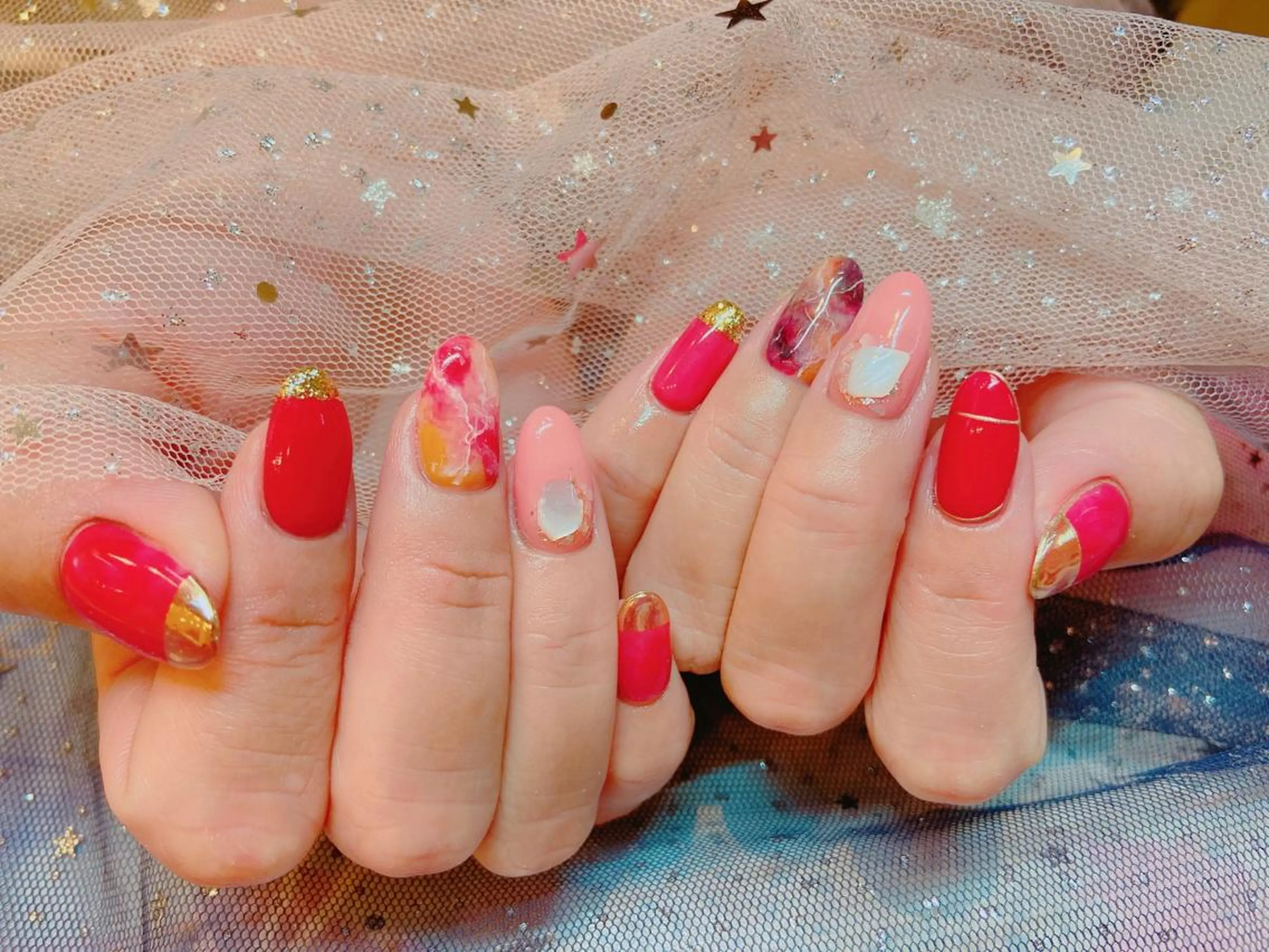 ネイル 長さだし専門店 M2　rikaのネイルデザイン