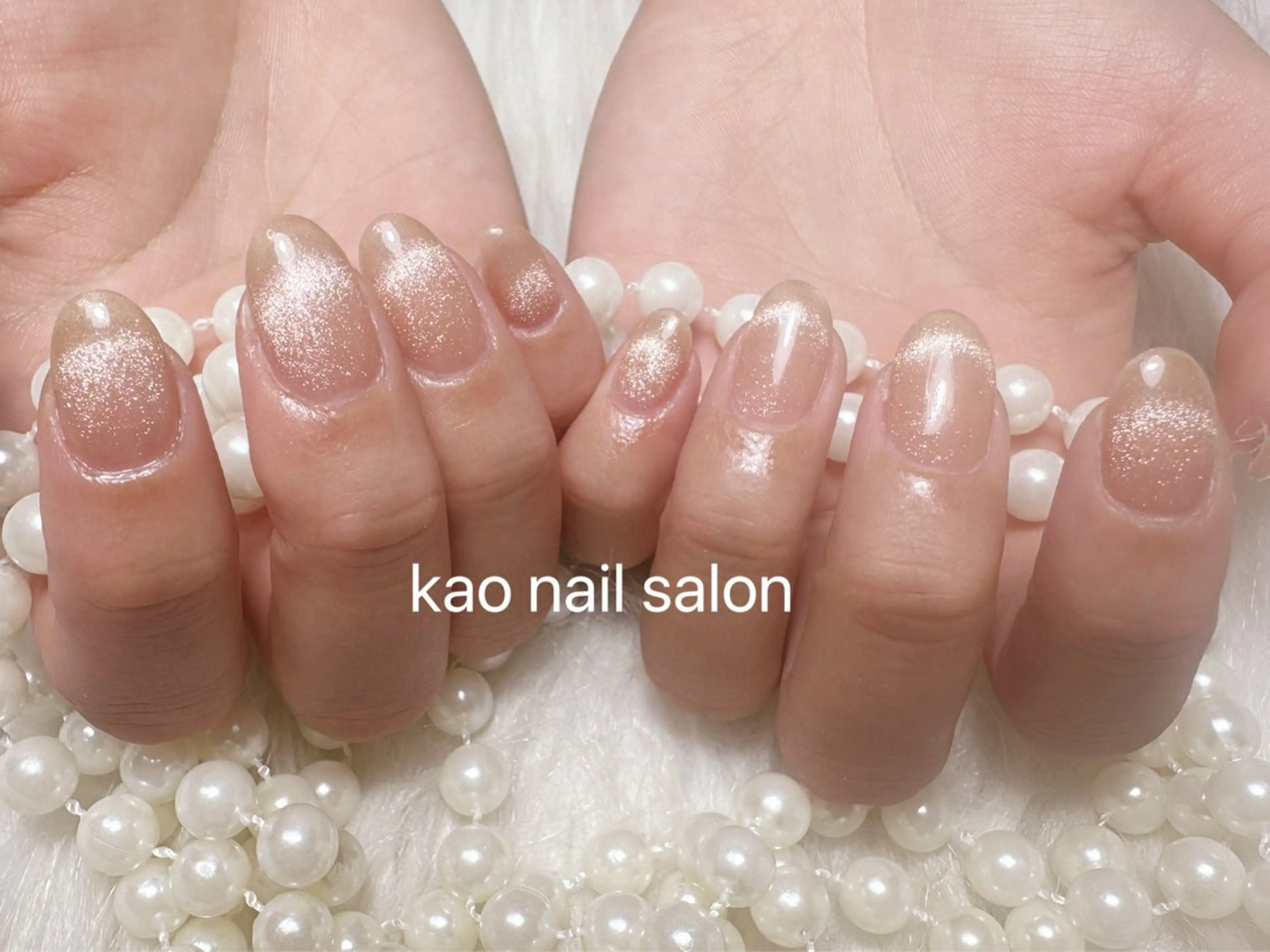 ネイル ハンドネイル kao nail マグネット/長さだしのネイルデザイン