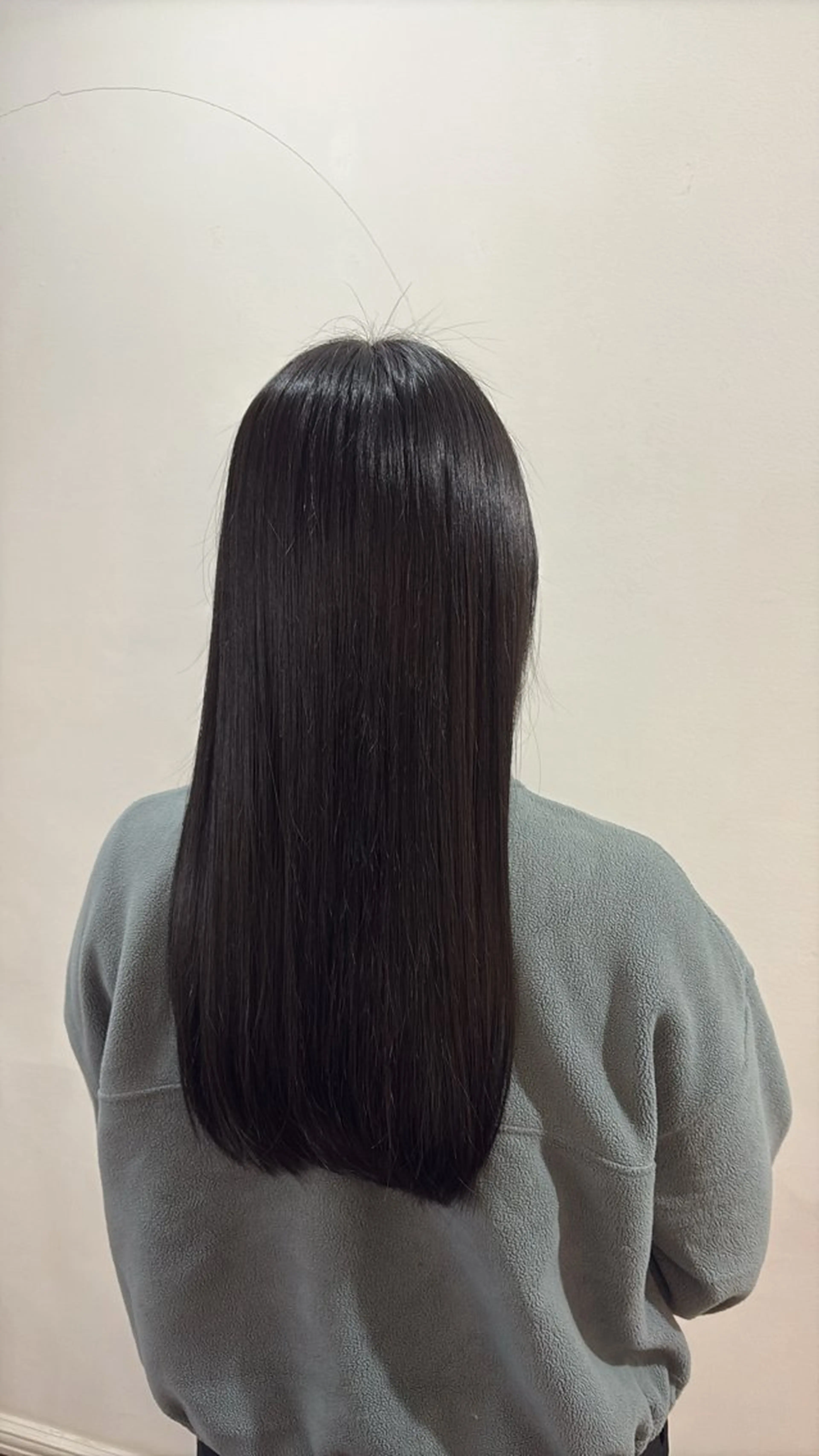 セミロング 縮毛矯正 ヘアカラー トリートメント mopa yuiのヘアスタイル