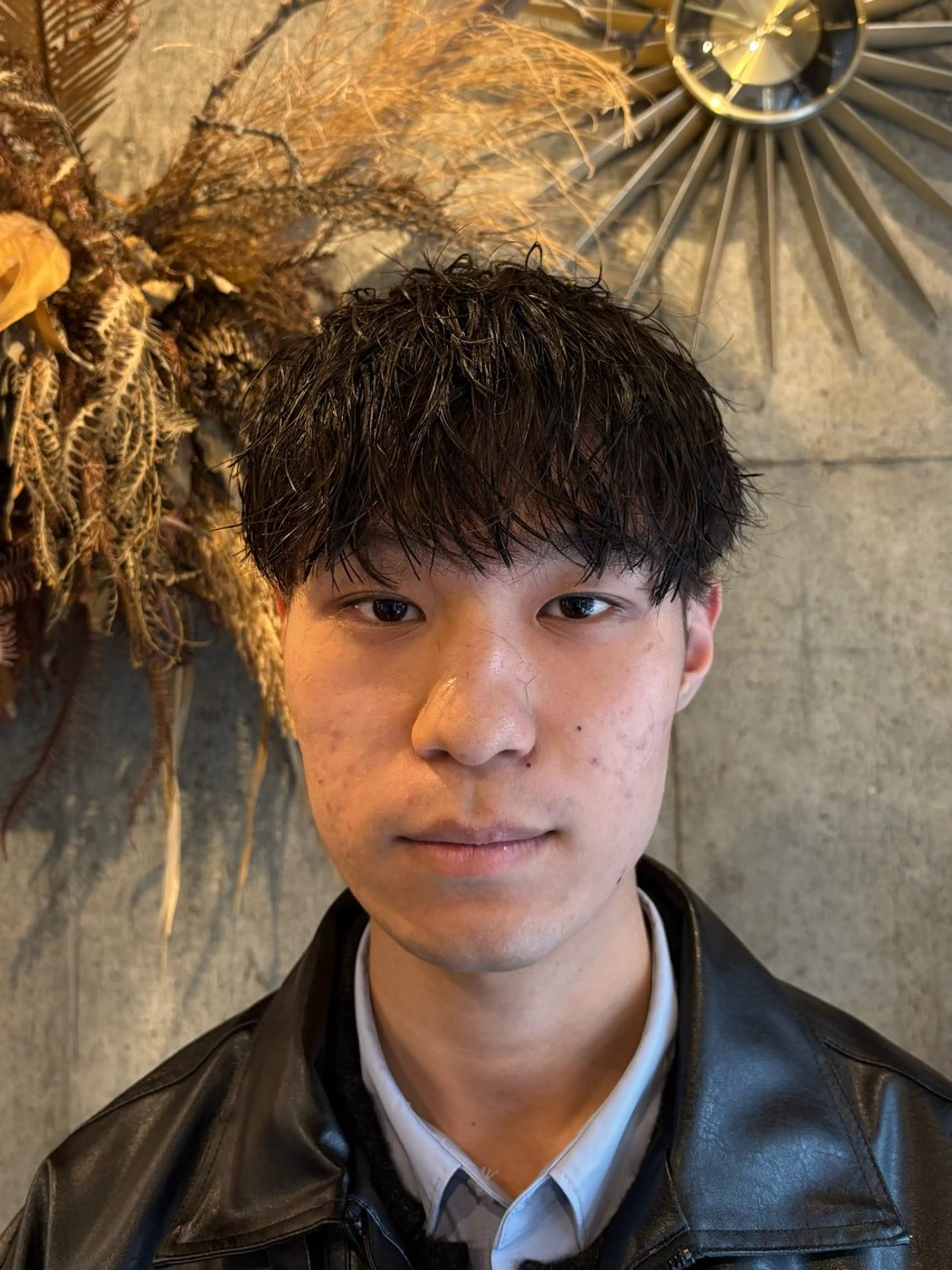 ショート パーマ メンズ マッシュ カット パーマ ヘッドスパ I'sm KOUSAKUのヘアスタイル