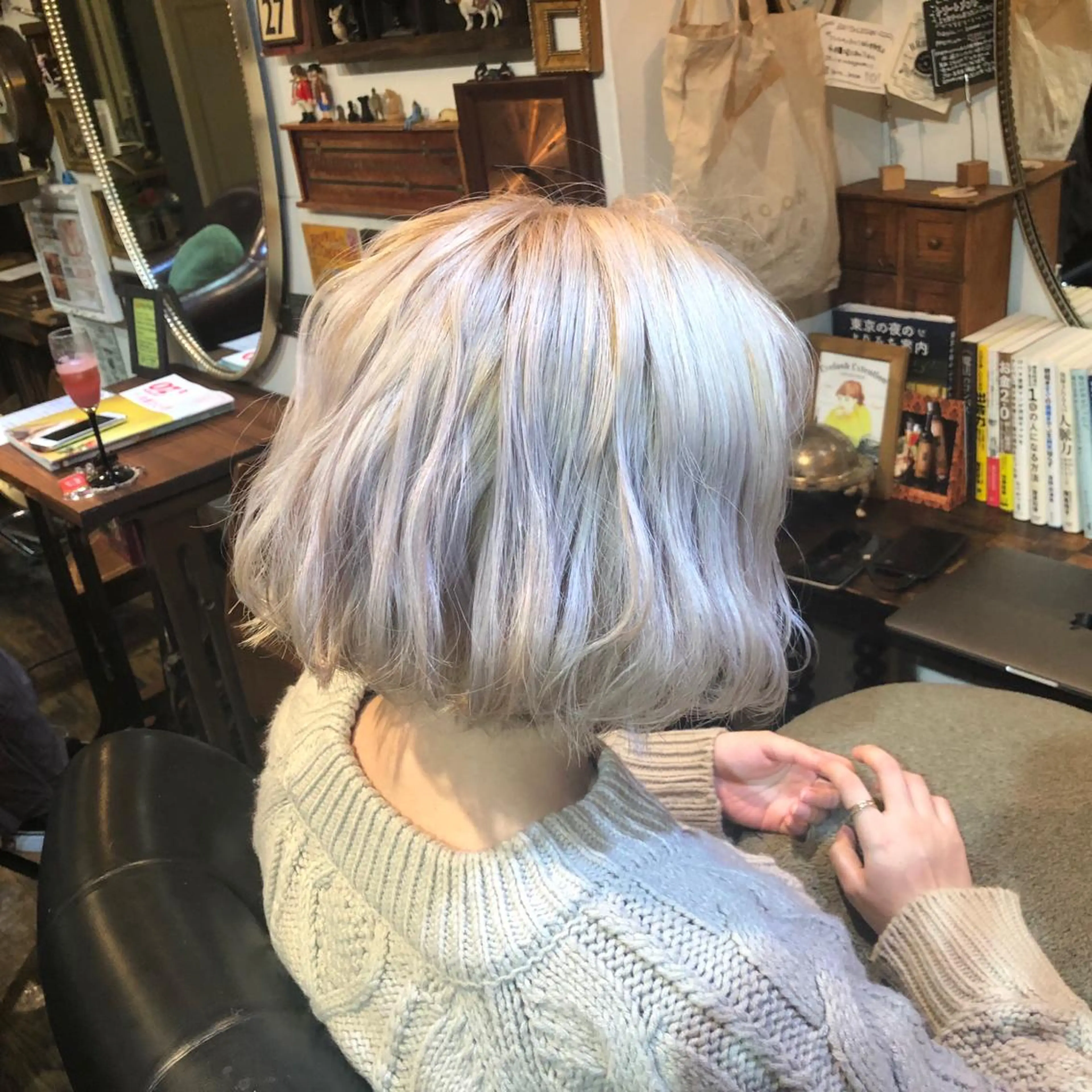 ショート カット ヘアカラー トリートメント ヘッドスパ BRITS 渡辺 菜々子のヘアスタイル