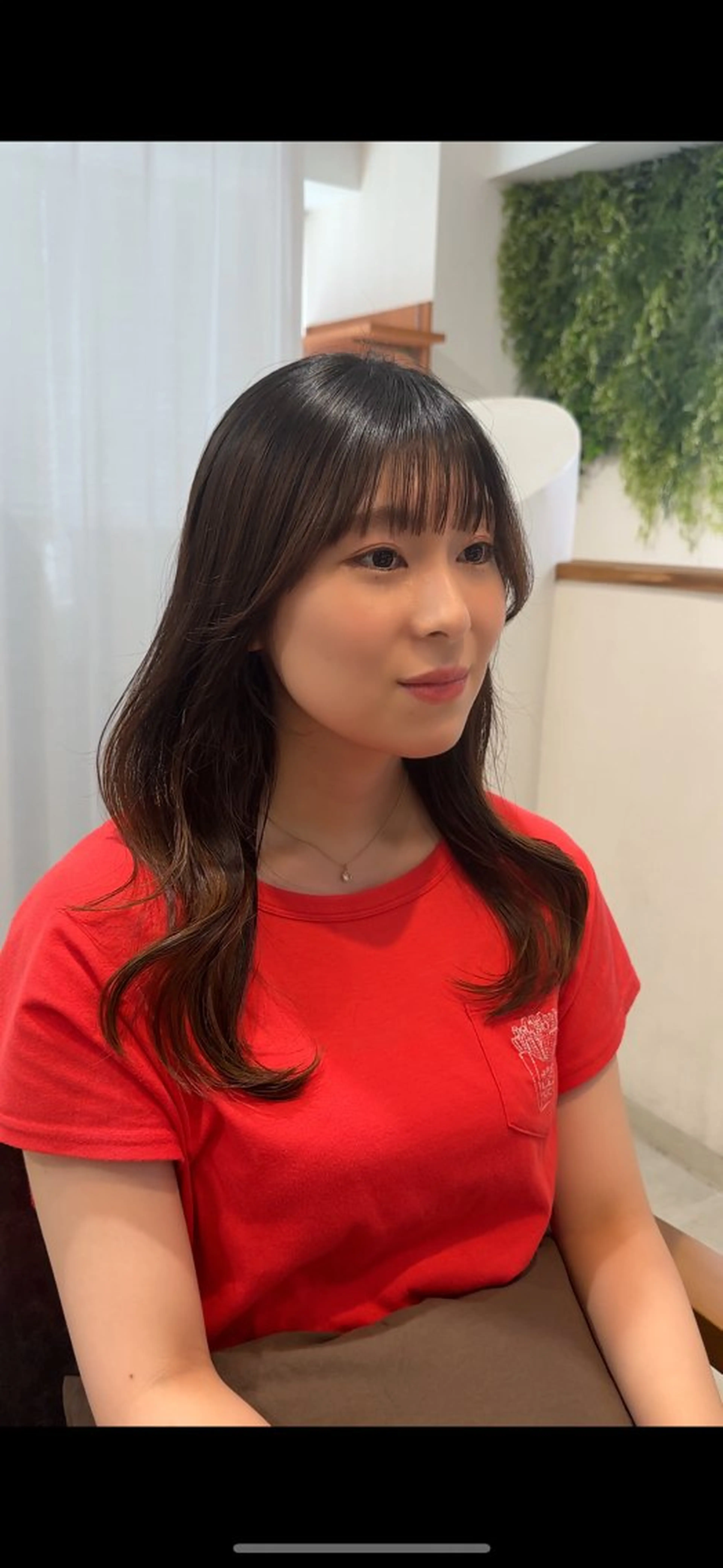 ロング レイヤーカット レイヤー/顔まわり /亀戸錦糸町/なつきのヘアスタイル