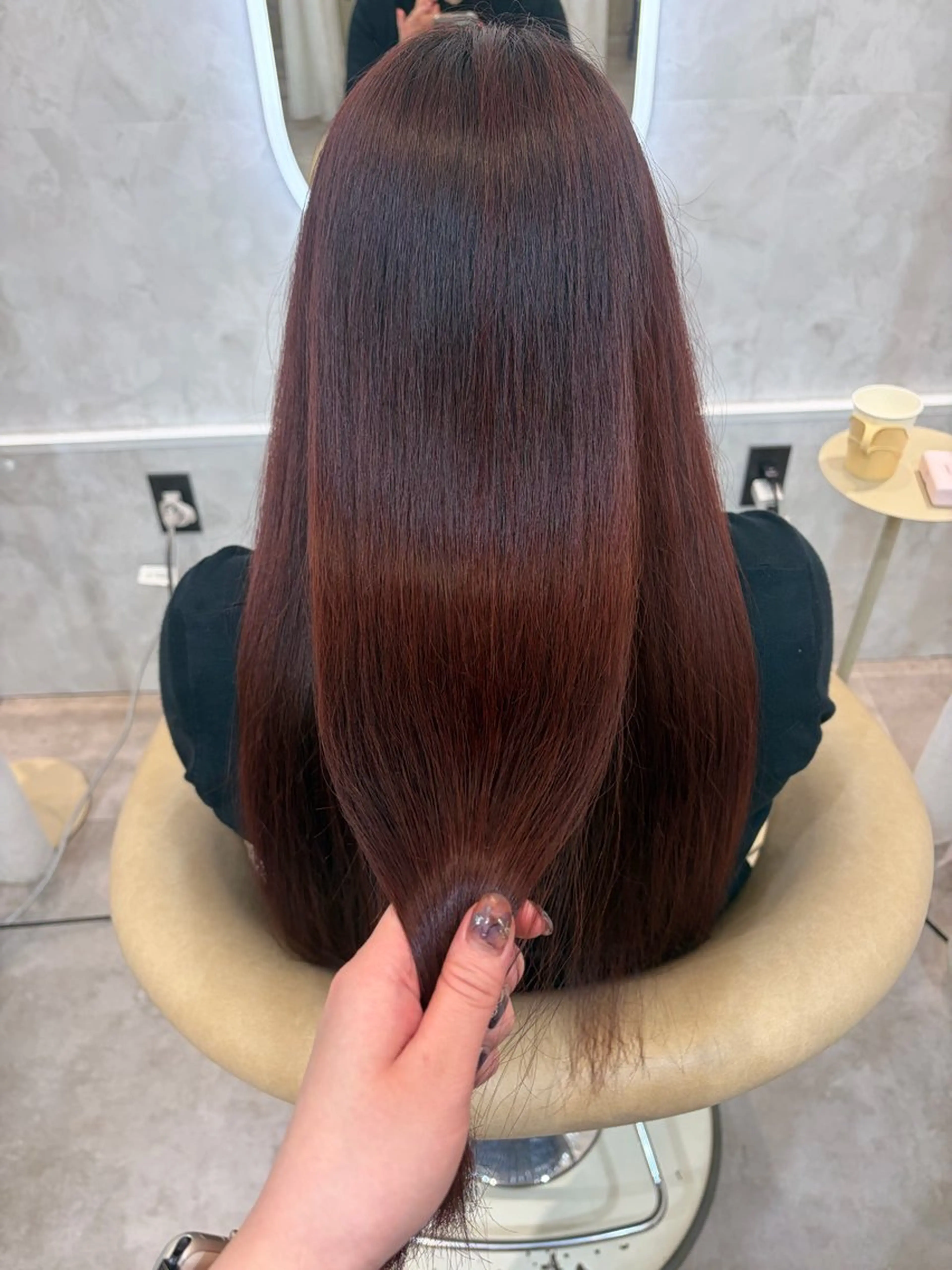 ロング カラー ヘアカラー 畑中 夢のヘアスタイル