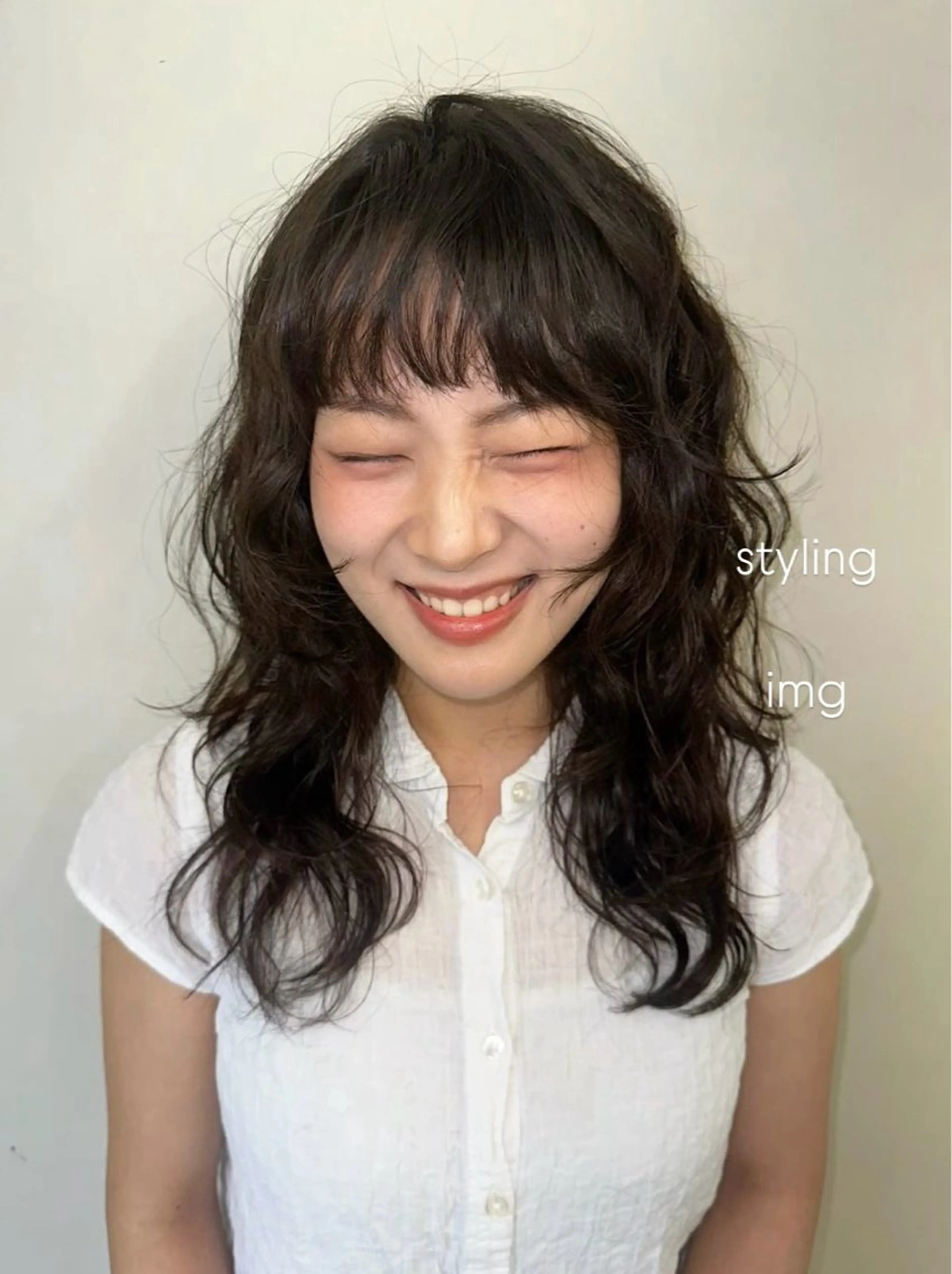 ヘアアレンジ rinka/暖色 ボブカットモデルのヘアスタイル