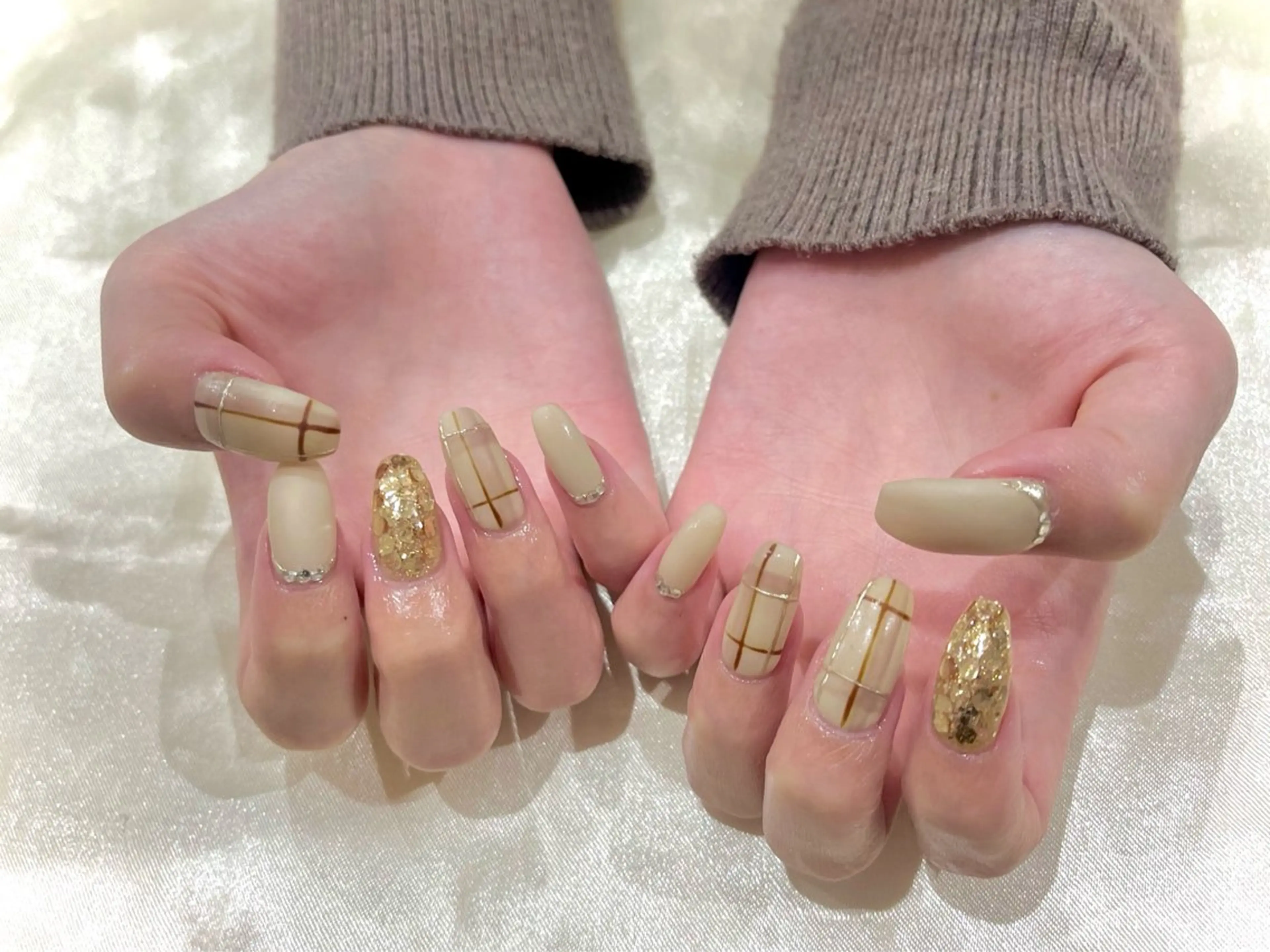 【オフ有OK】ハンド アート持ち込みデザイン💅¥9,000-【オフ込2h以内・パーツ別途コース】の写真