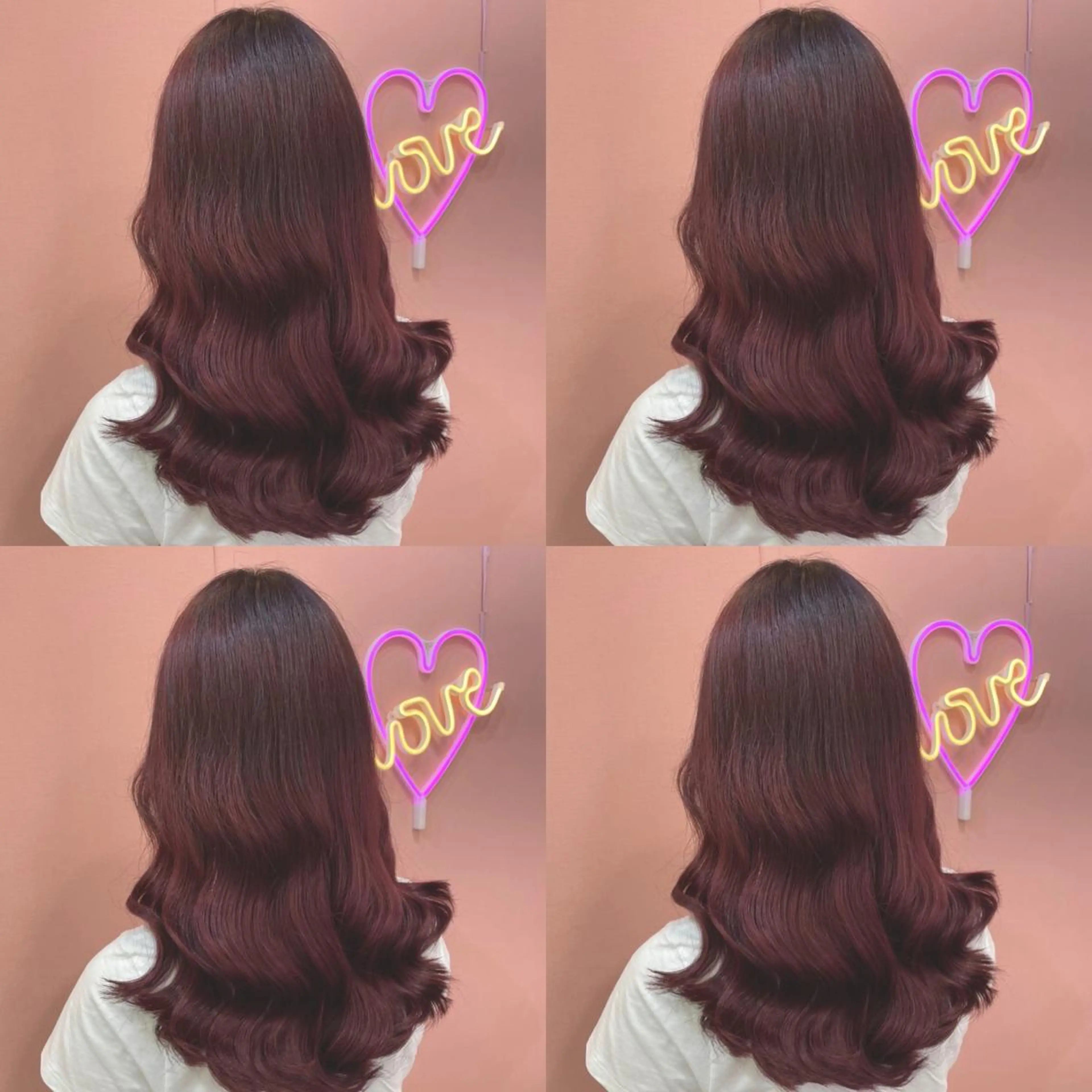 ミディアム カラー ブラウンカラー ピンクカラー ピンクブラウン 🌷MAYU 🌷のヘアスタイル