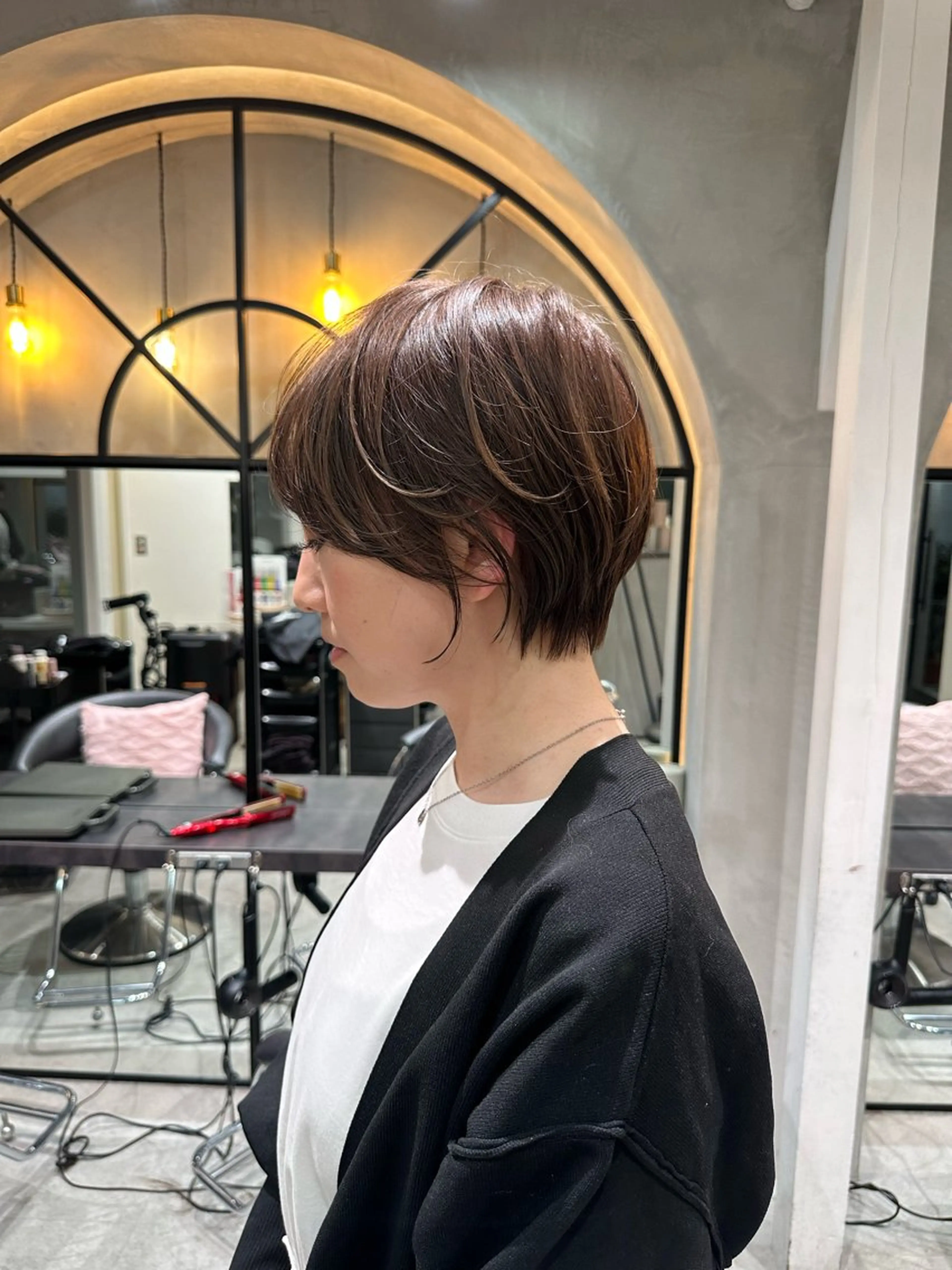 ショート ショートヘア カット ヘアカラー トリートメント ヘッドスパ taiga レイヤー /髪質改善/矯正🌈のヘアスタイル