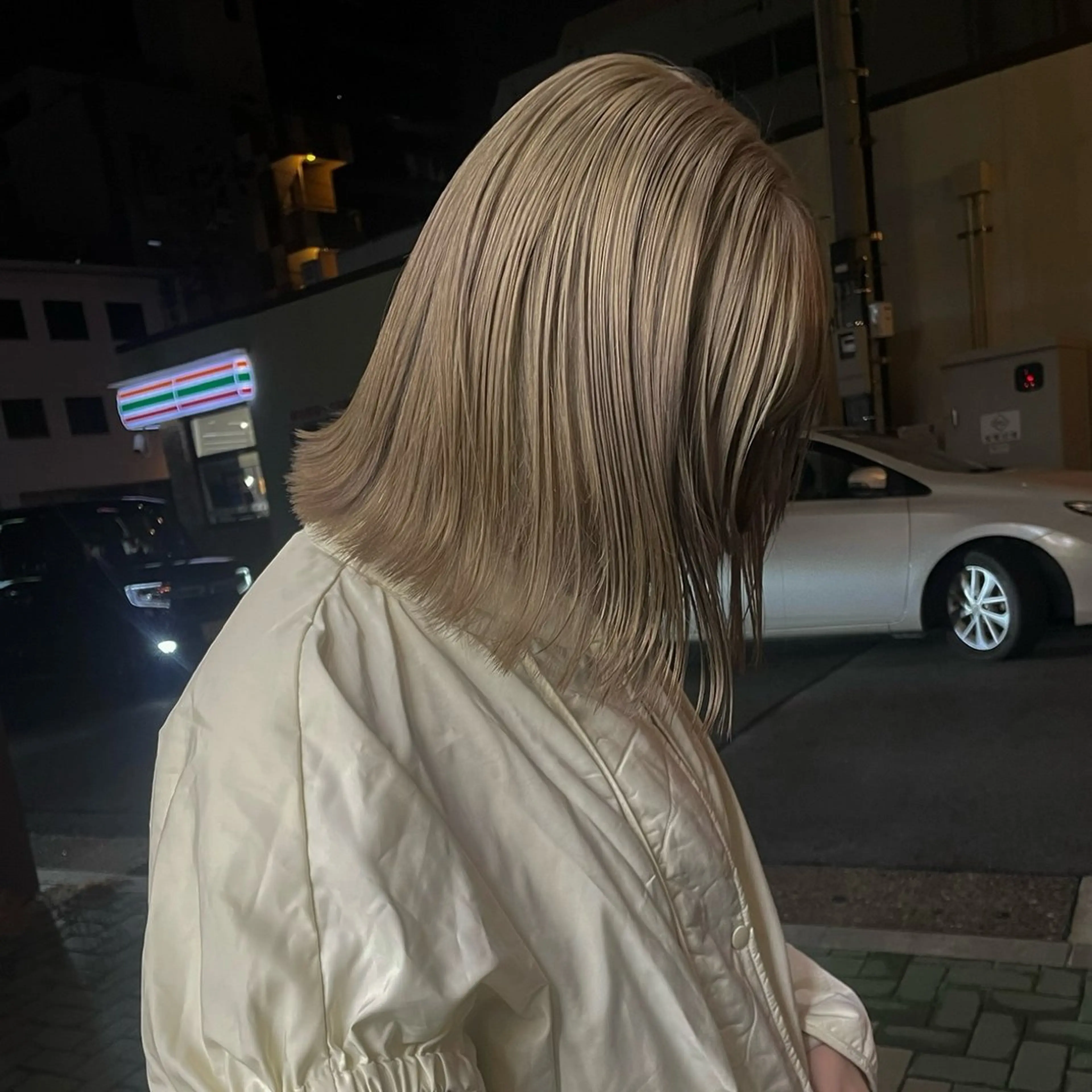 ミディアム ボブカットモデル/パ ーマ/harunaのヘアスタイル