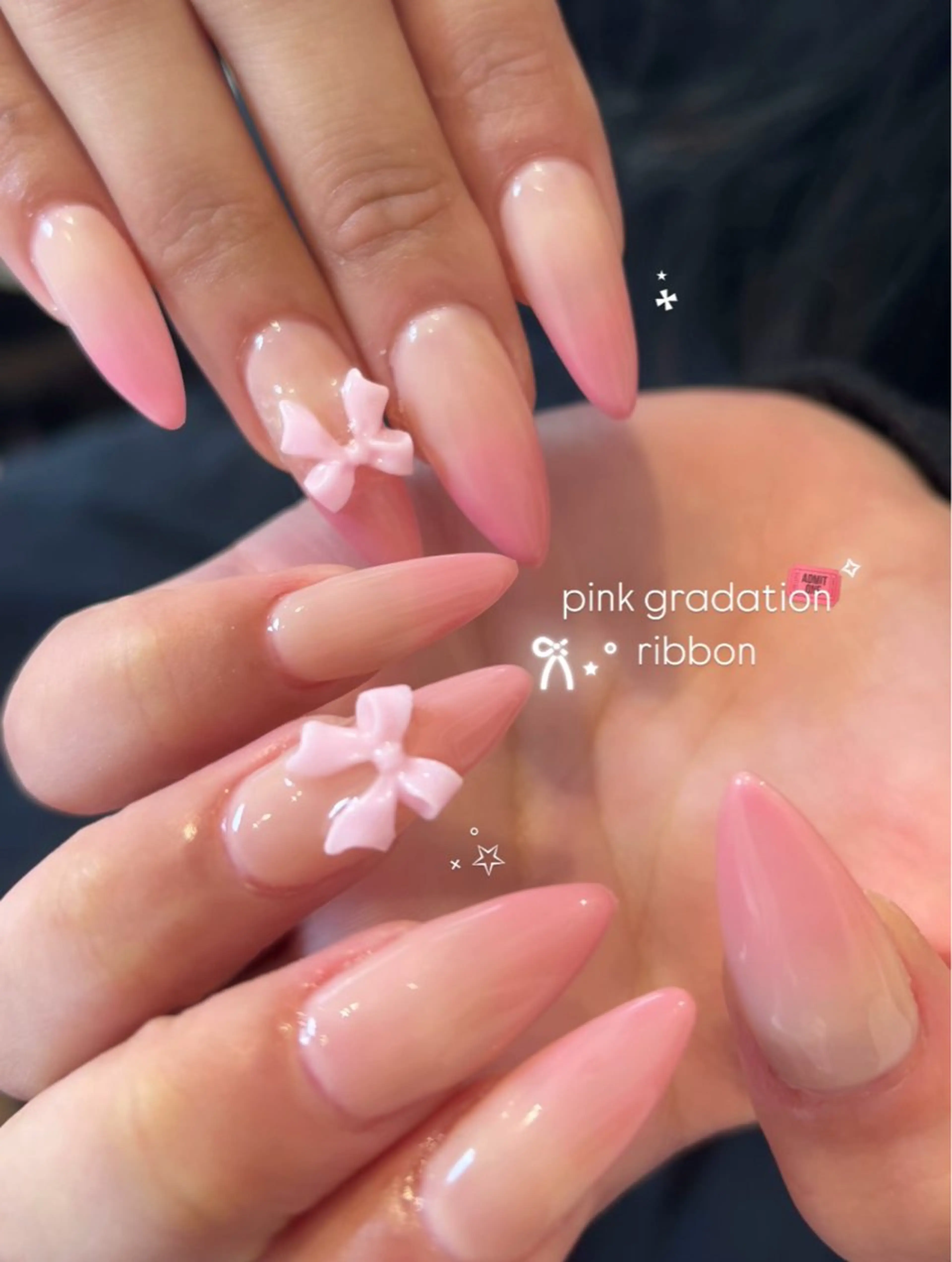 ネイル 長さ出し ハンドネイル Ballie/ Mizukiのネイルデザイン