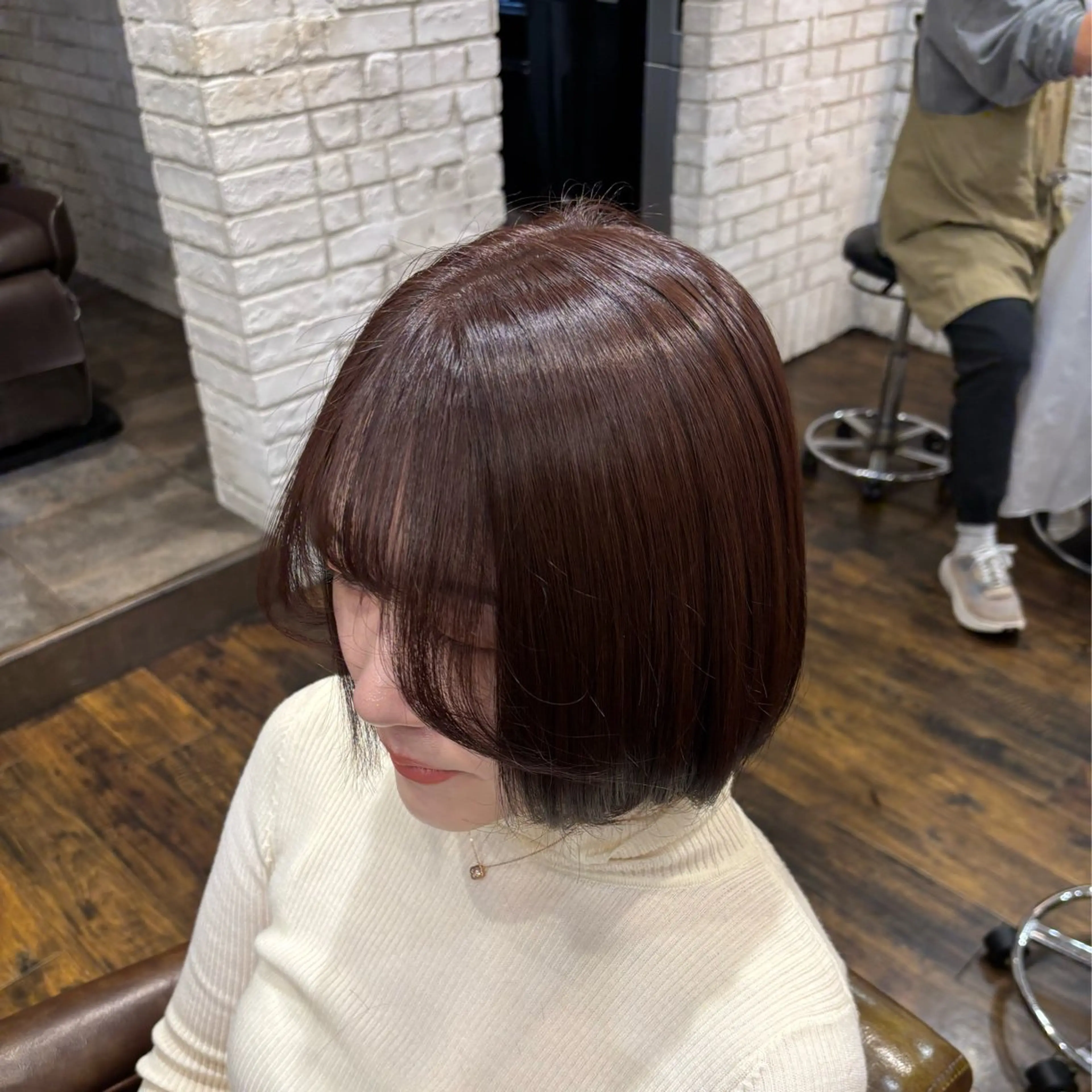 カラー カット ヘアカラー Luce川崎 クロサワのヘアスタイル
