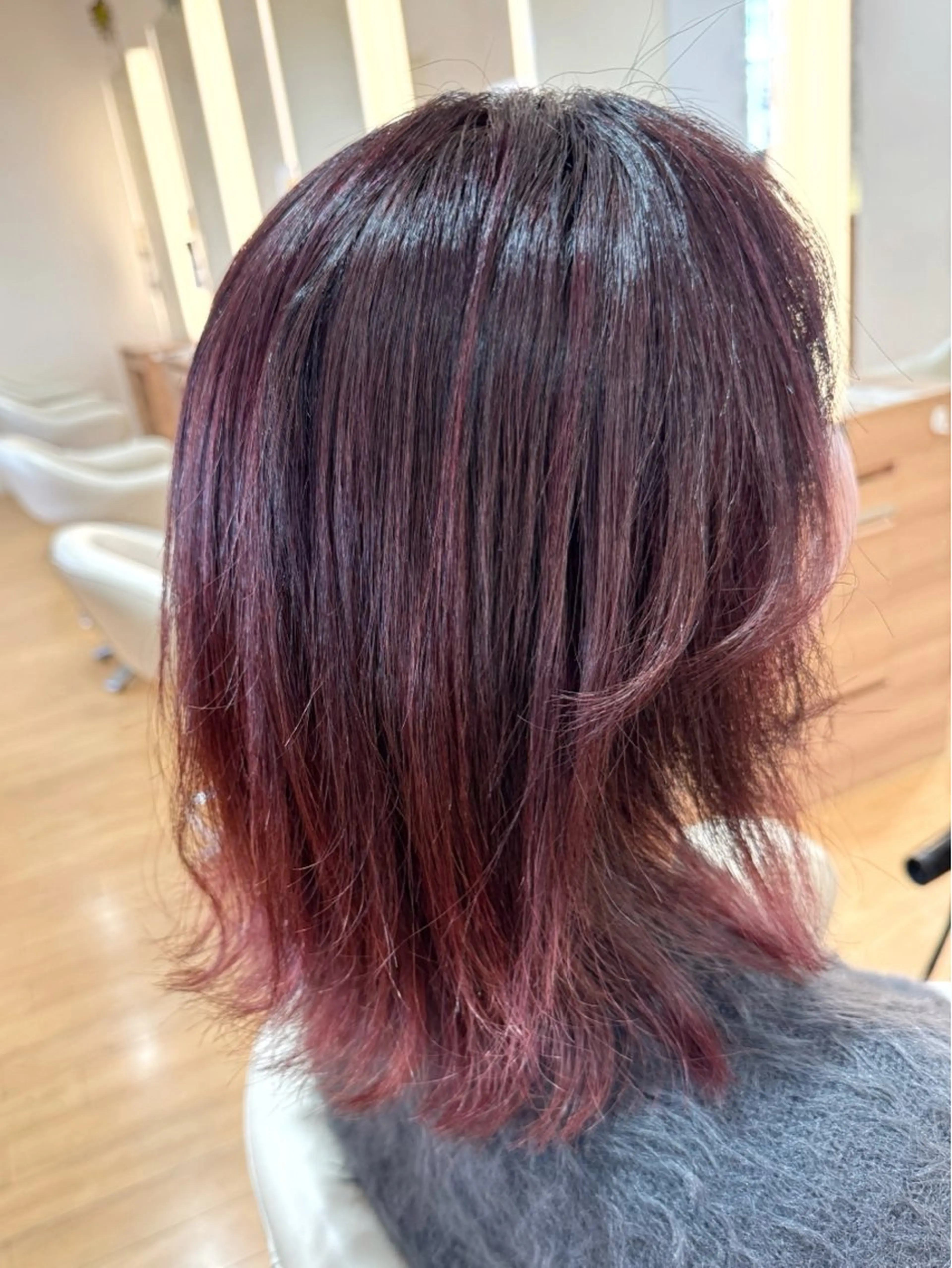 ミディアム ハイライト 髪質改善/ハイライト 小林秀樹のヘアスタイル