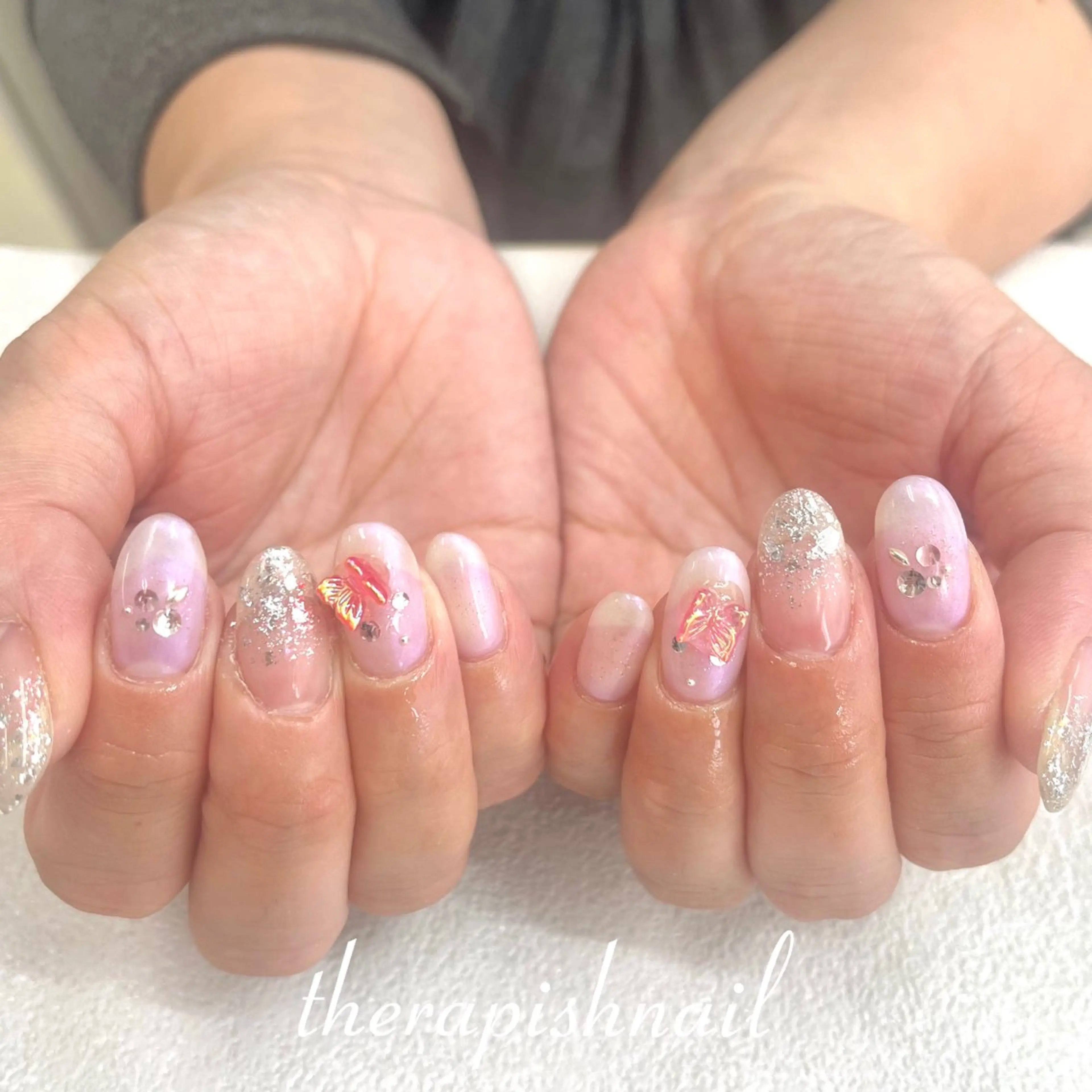 ネイル therapish 東三国徒歩1分 ゆなのネイルデザイン