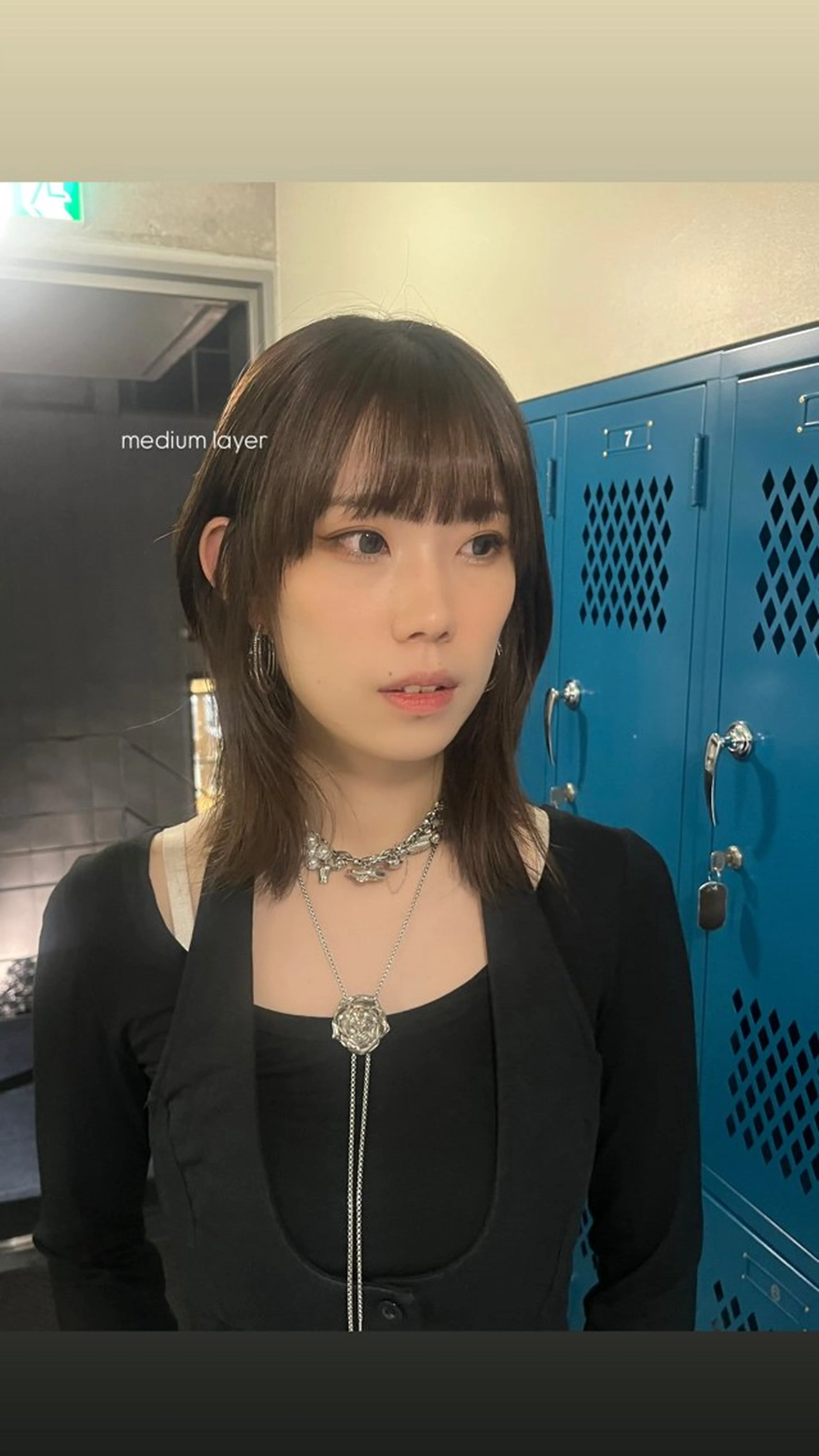 ミディアム ミディアムレイヤー レイヤーカット 韓国ボブ/ハッシュ カットKIRAのヘアスタイル