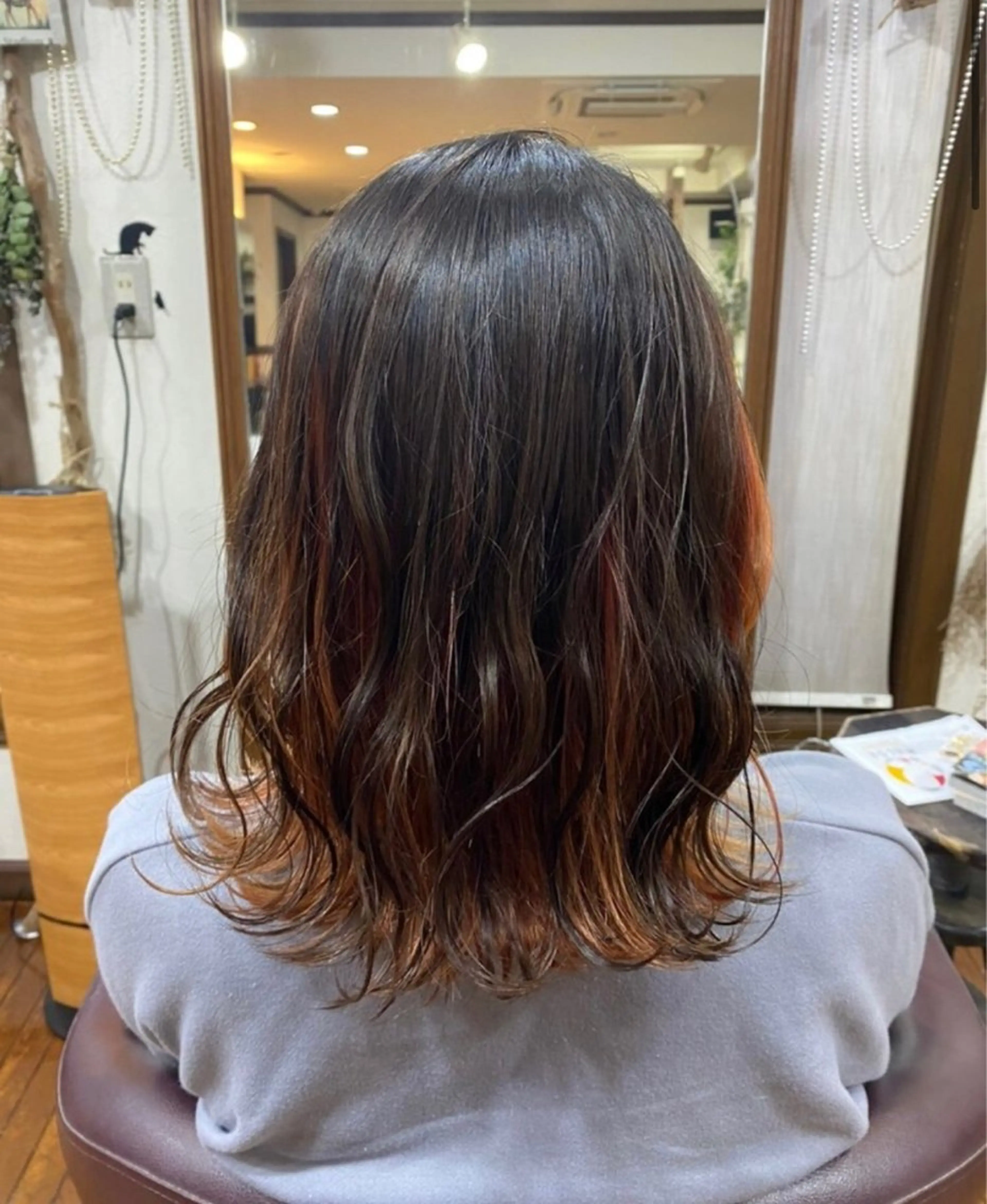 【🌸レディースオススメ🌸初ブリーチでも大歓迎💫】　ハイライト＋ヘアカラー＋3stepトリートメントの写真