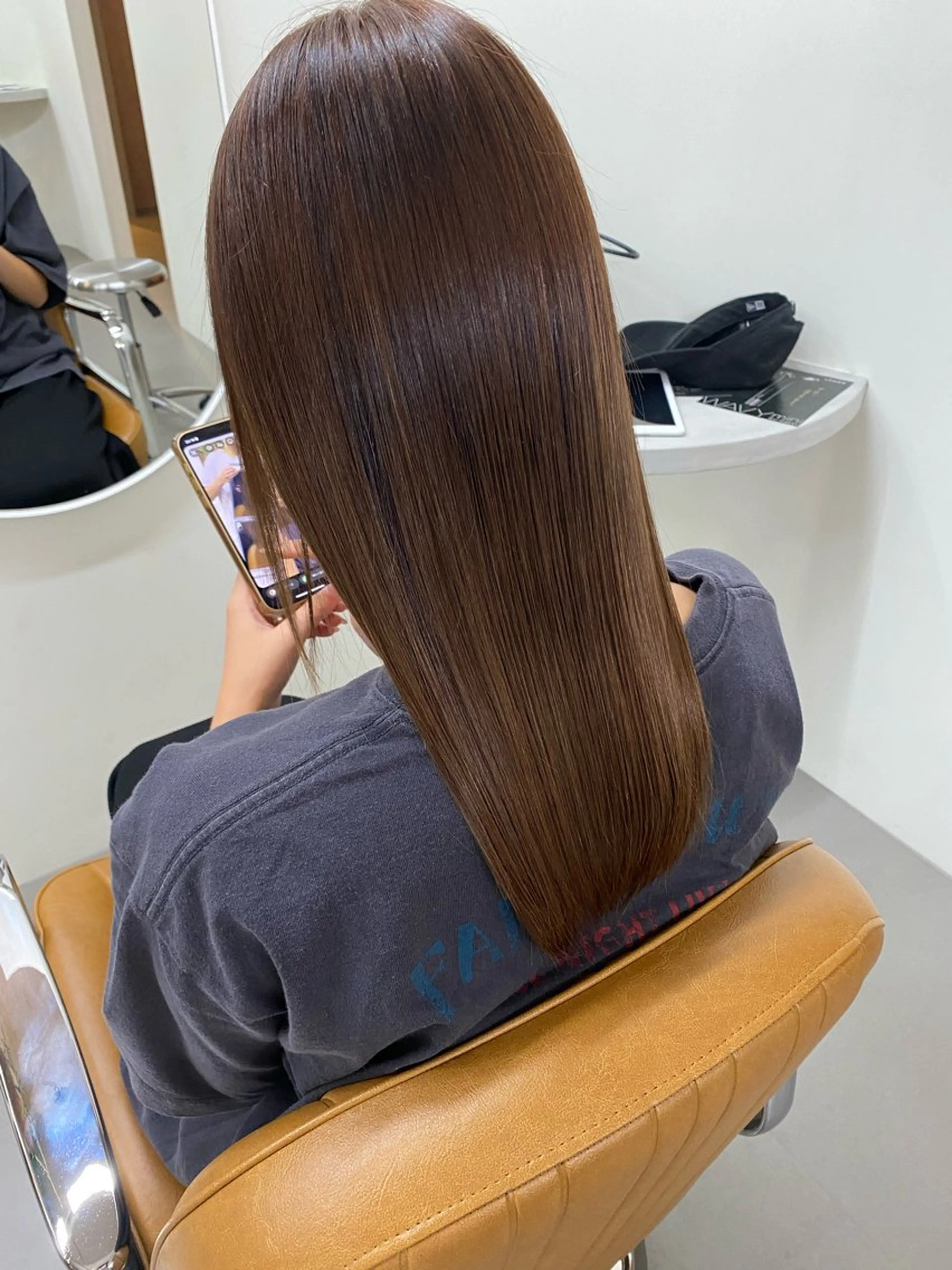 カラー ベージュカラー グラデーションカラー fab.所属・檜 果歩のヘアスタイル