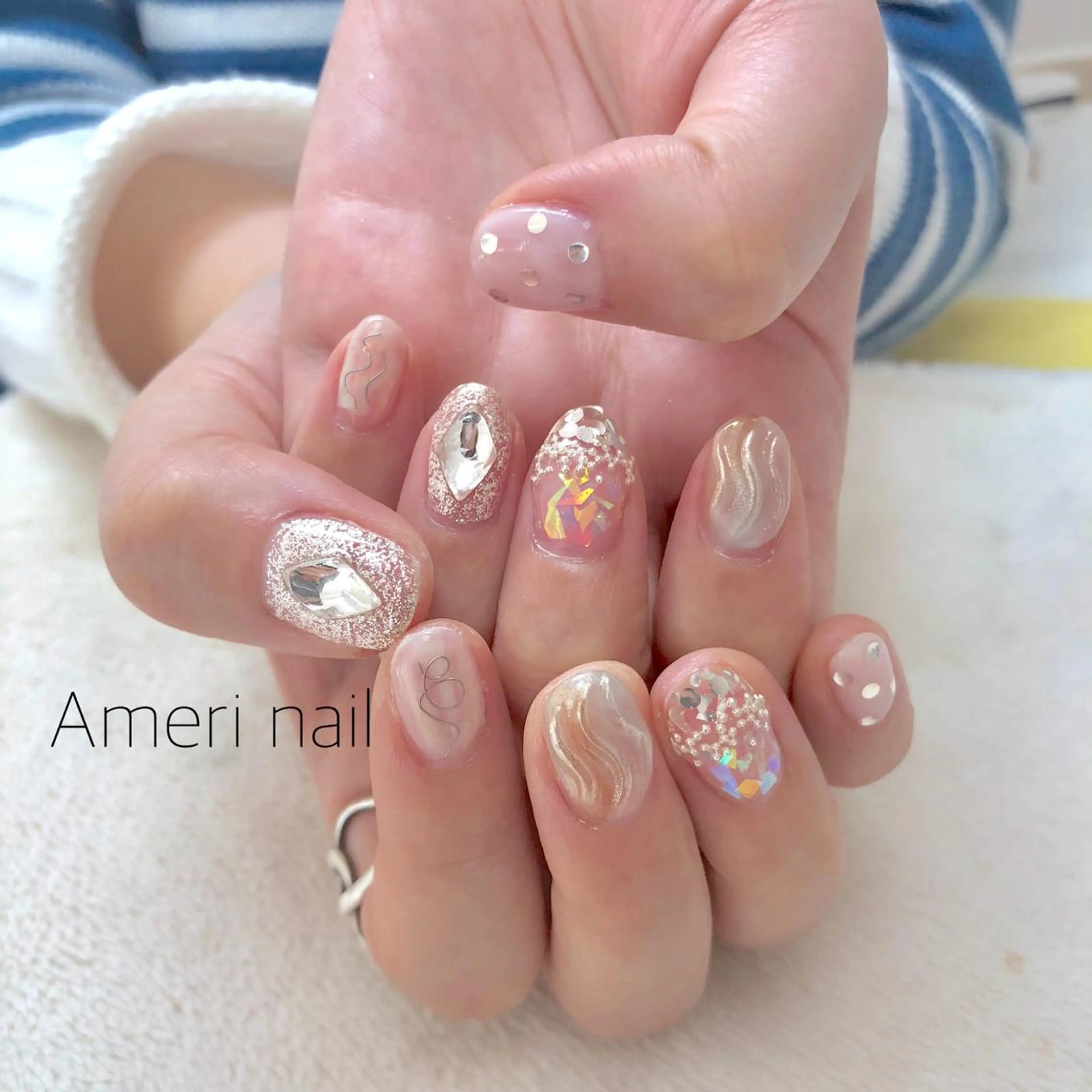 ネイル ハンドネイル Ameri nail /UKIのネイルデザイン