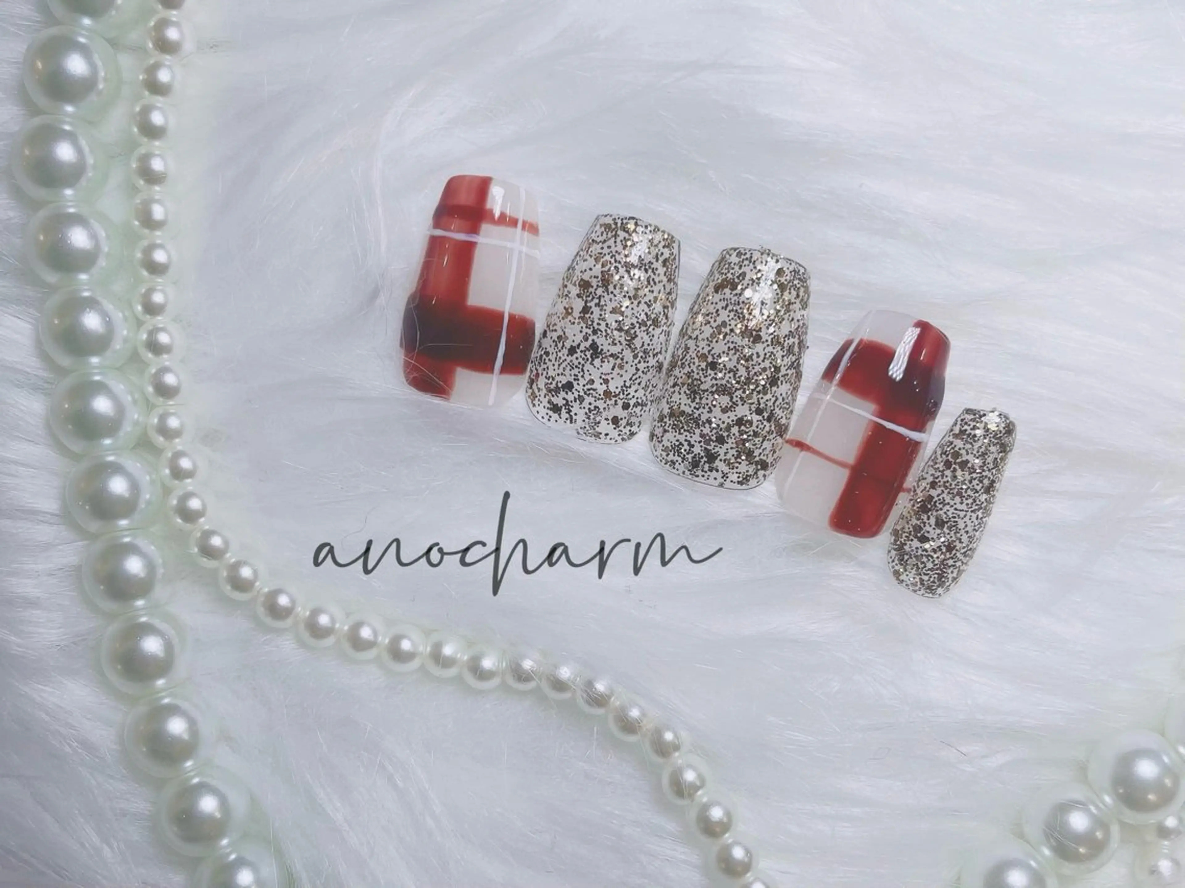 ネイル ハンドネイル anocharm _annaのマツエク・マツパデザイン