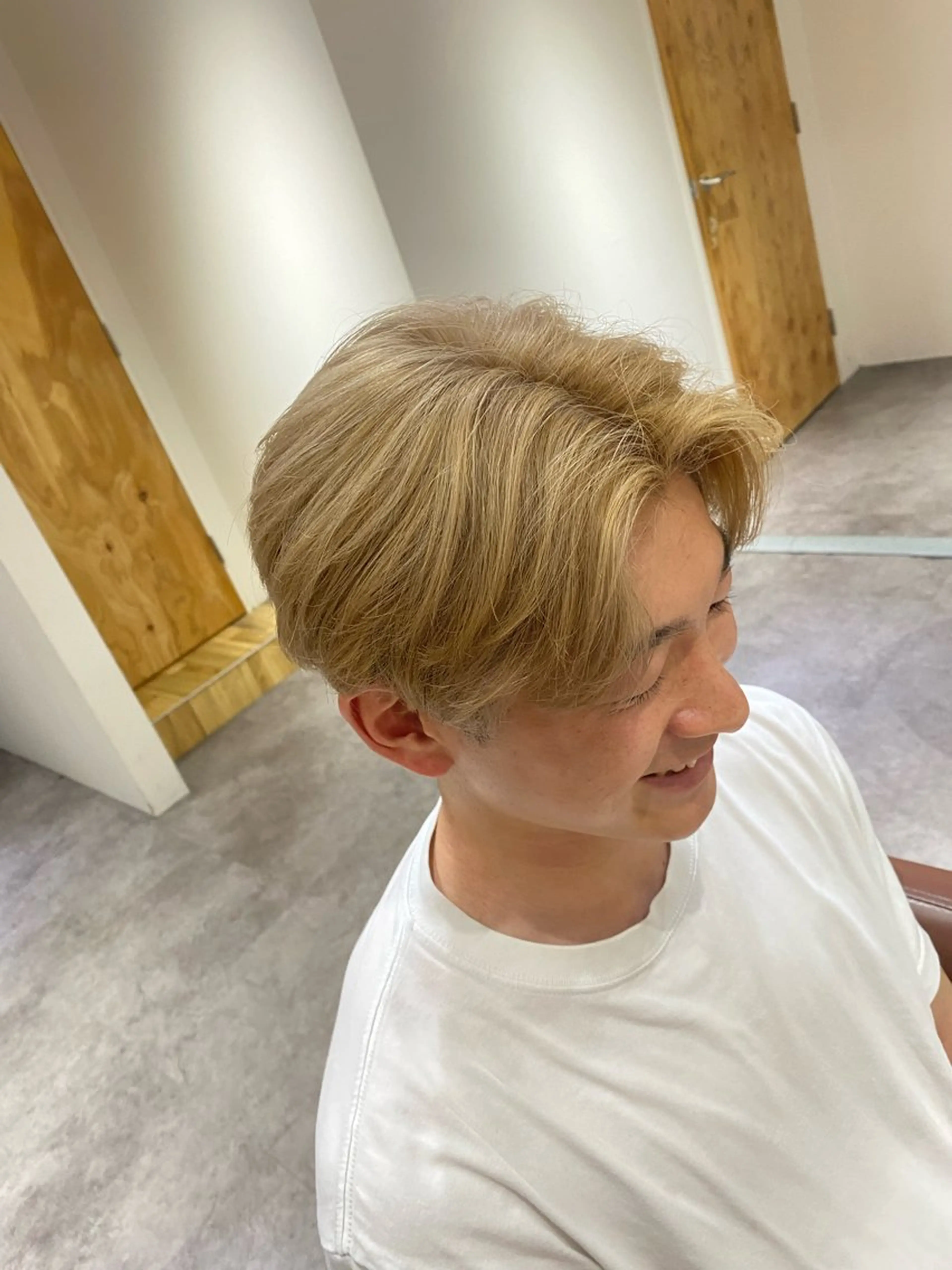 カラー メンズ カット ヘアカラー メンズブリーチカラー /パーマ ごーた立川のヘアスタイル