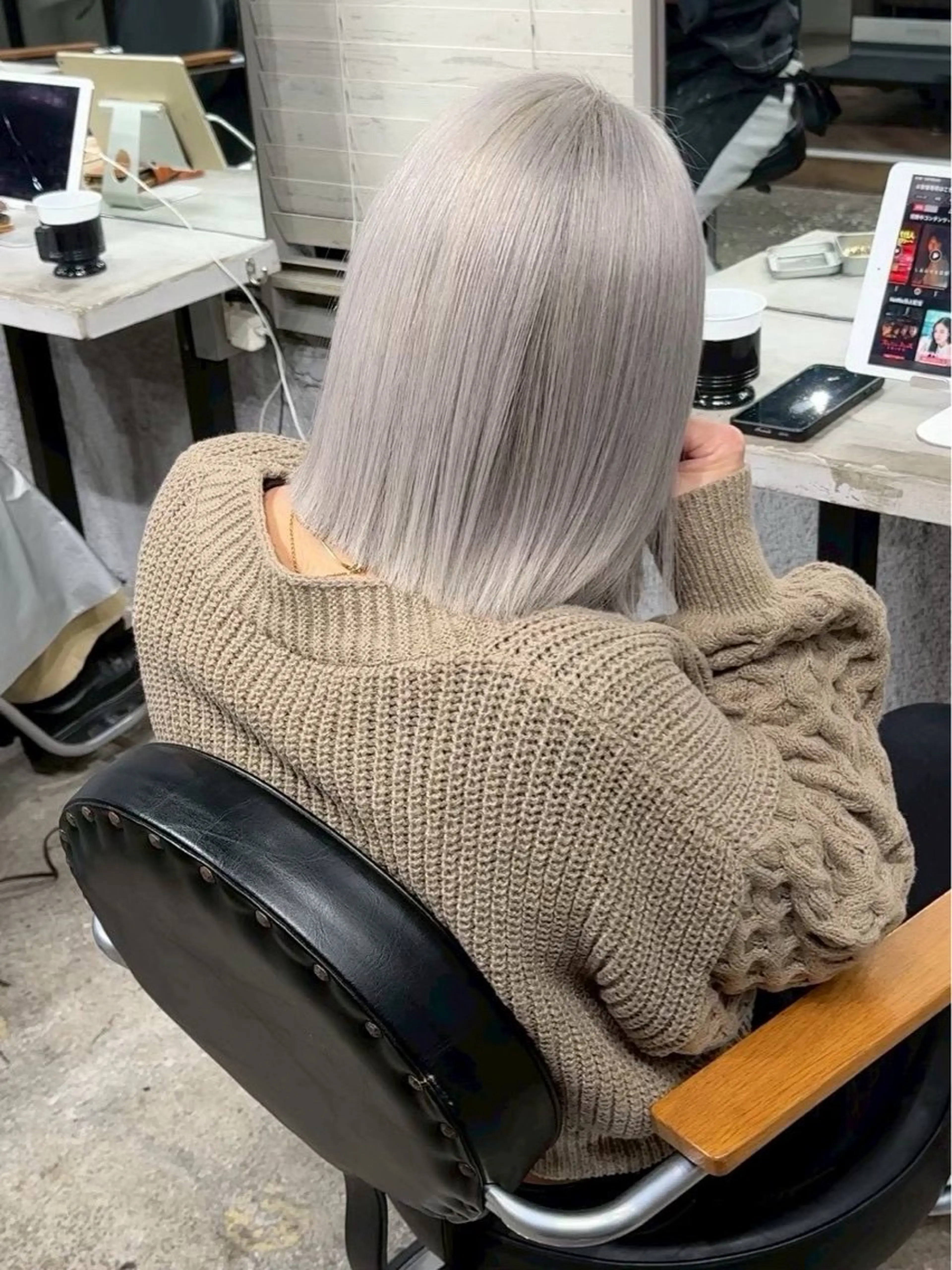 [ハイトーンの方必見]ブリーチリタッチ+カラーの写真