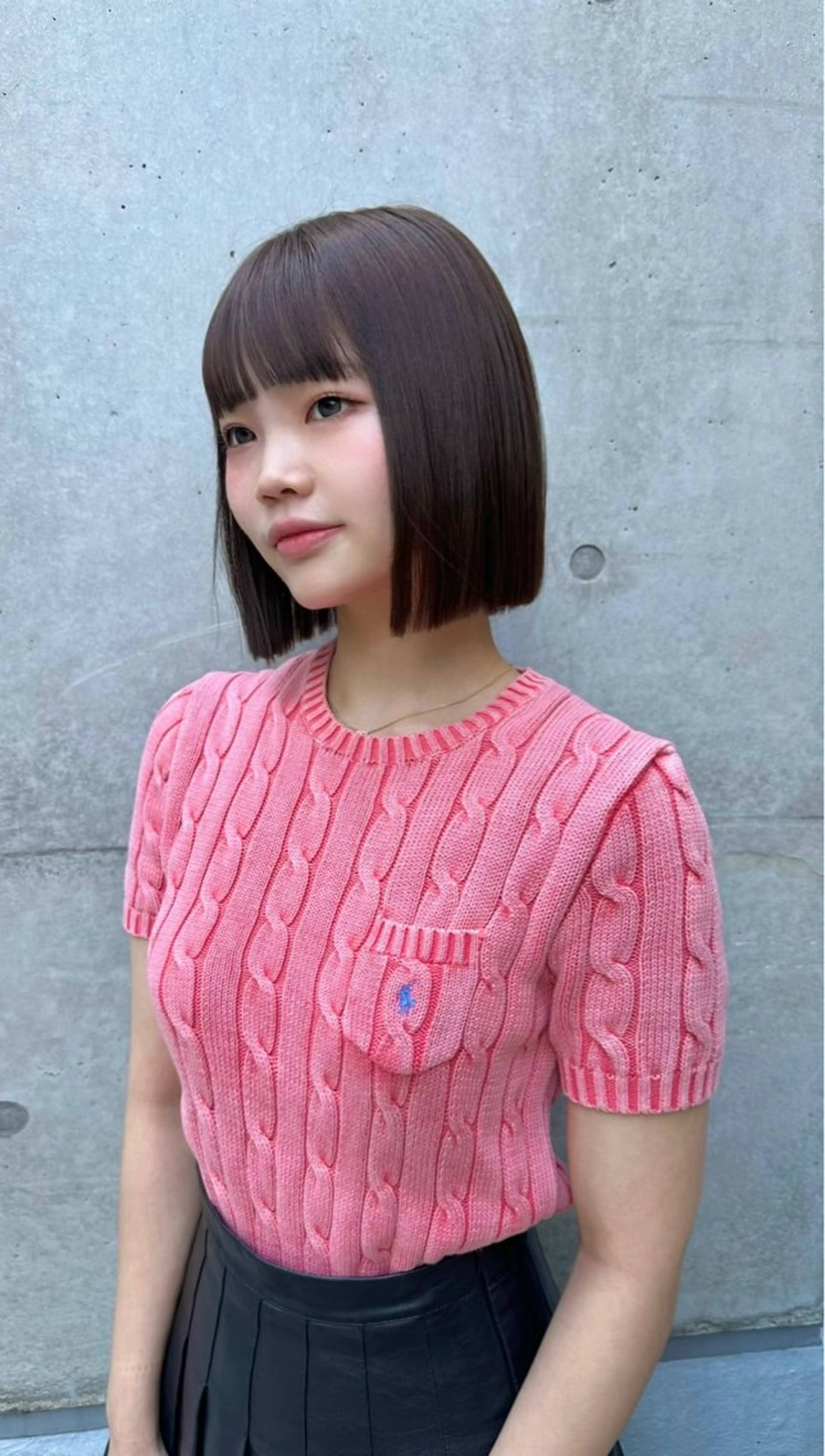 ミディアム 艶カラー/ブリーチ なし/ASUMI🎀のヘアスタイル