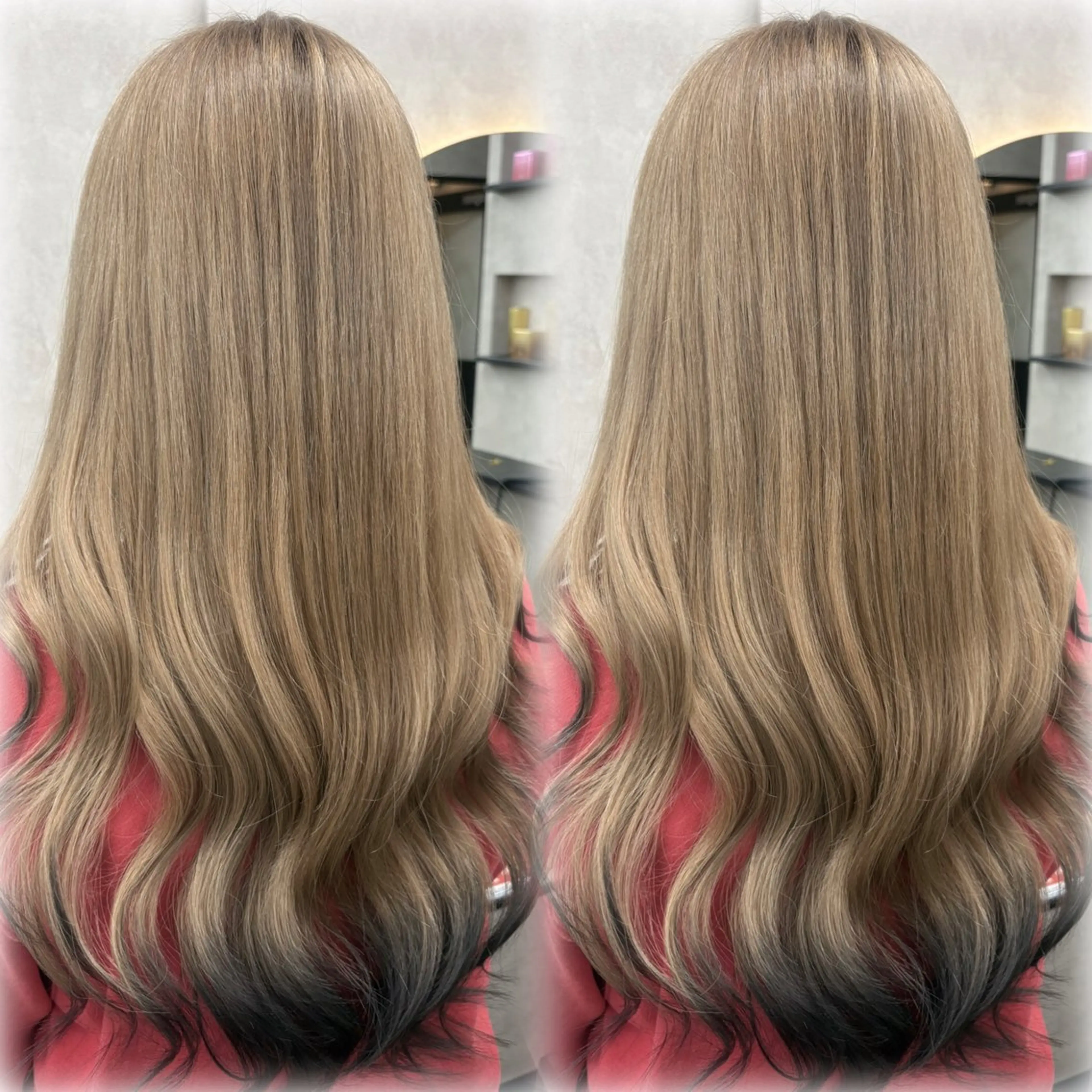 ロング カラー カット ヘアカラー 池田 かずみのヘアスタイル