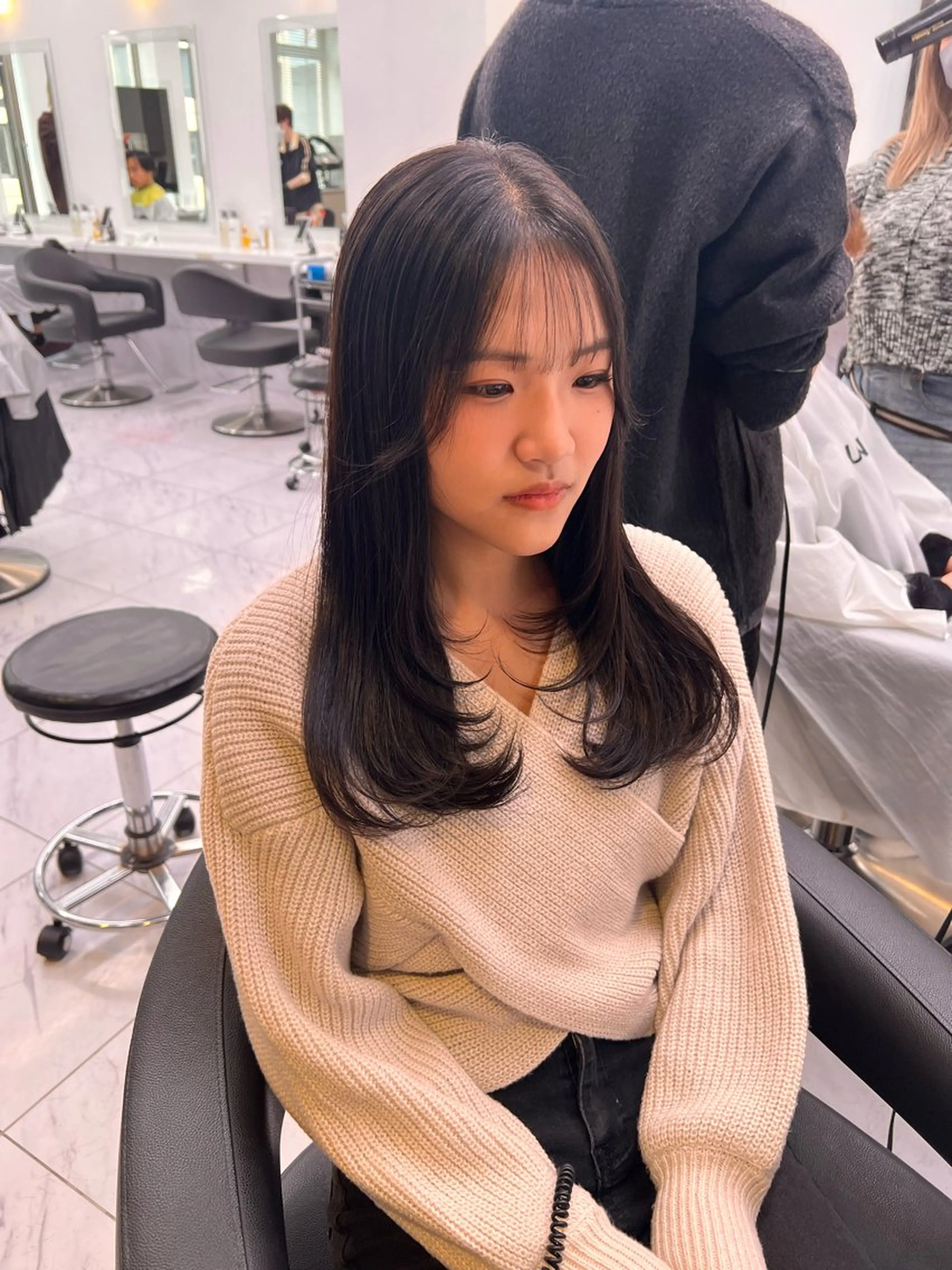 ロング カラー 💖札幌カラー 指名No.1💖玲奈のヘアスタイル