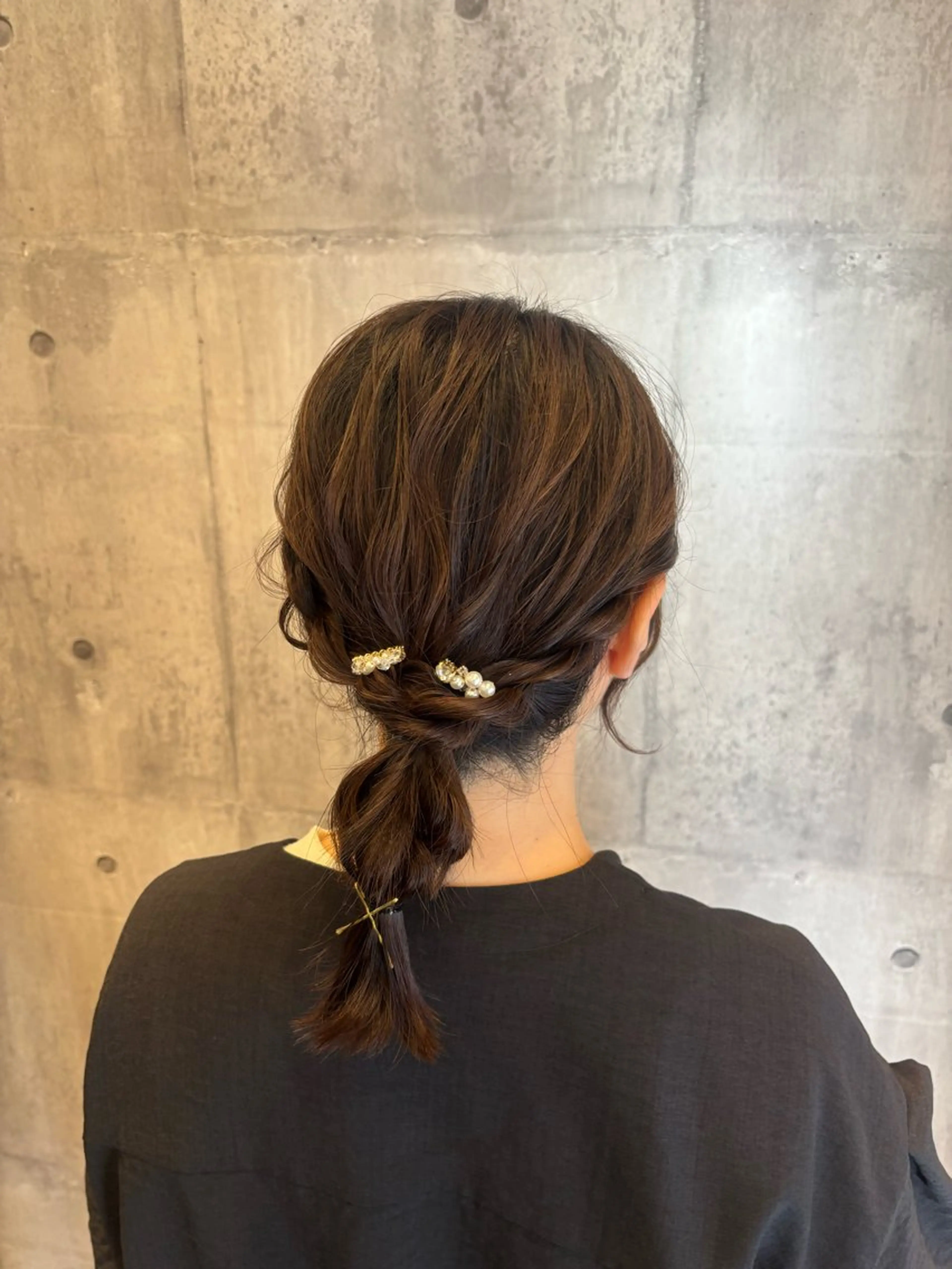 ヘアアレンジ 結婚式・ブライダル ヘアセット 加藤 つばさのヘアスタイル