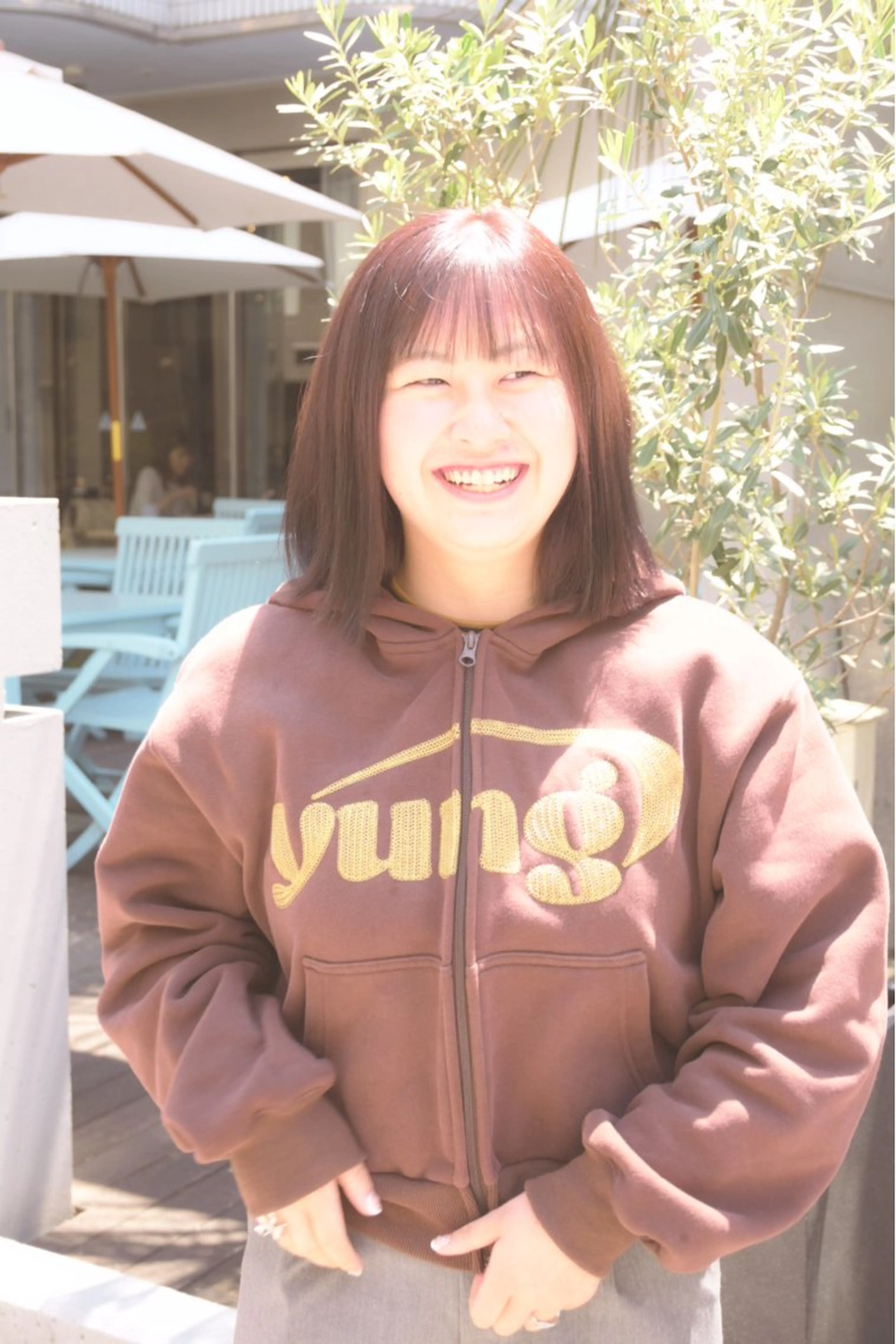 カラー 崎園 佑真のヘアスタイル