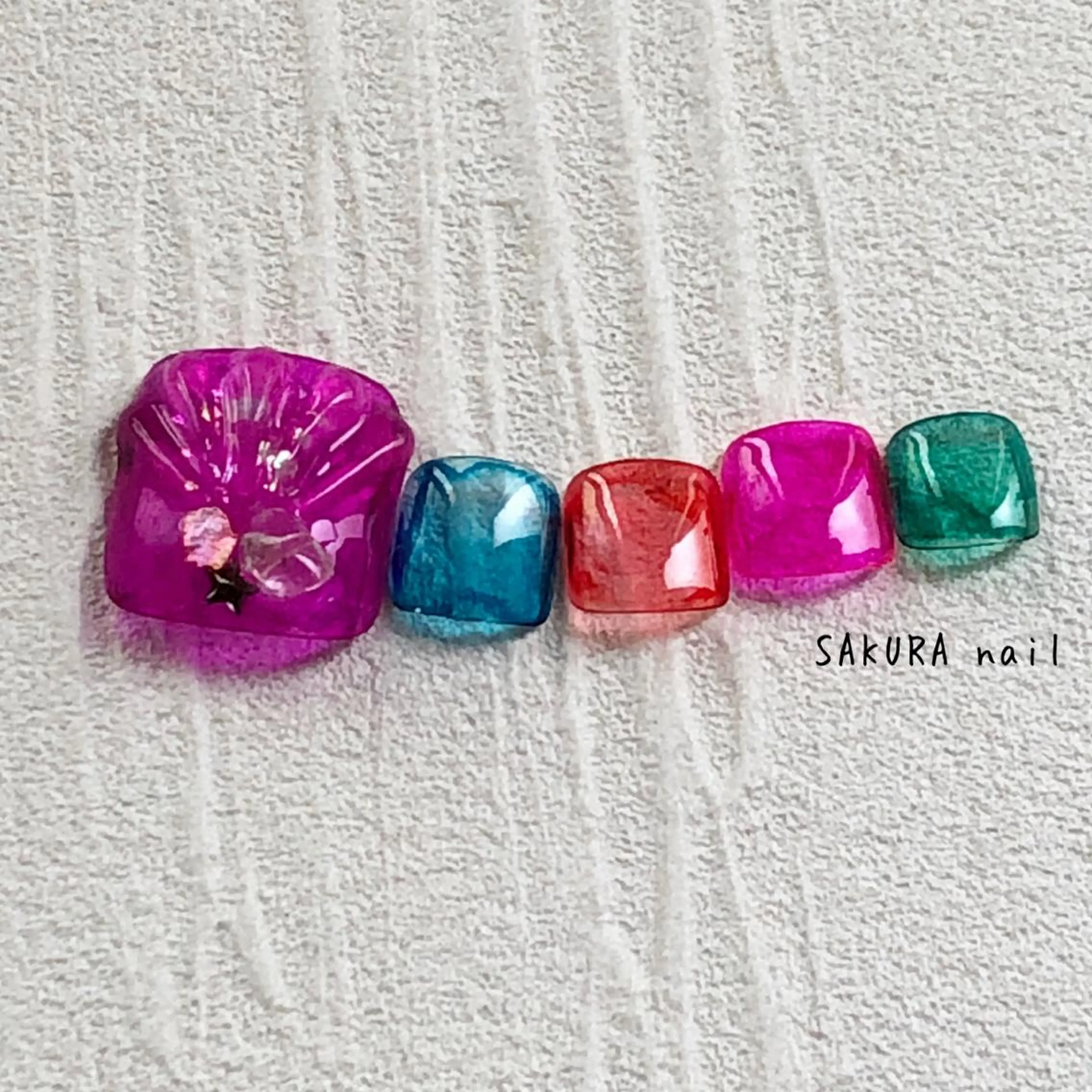ネイル フットネイル SAKURA nailのネイルデザイン