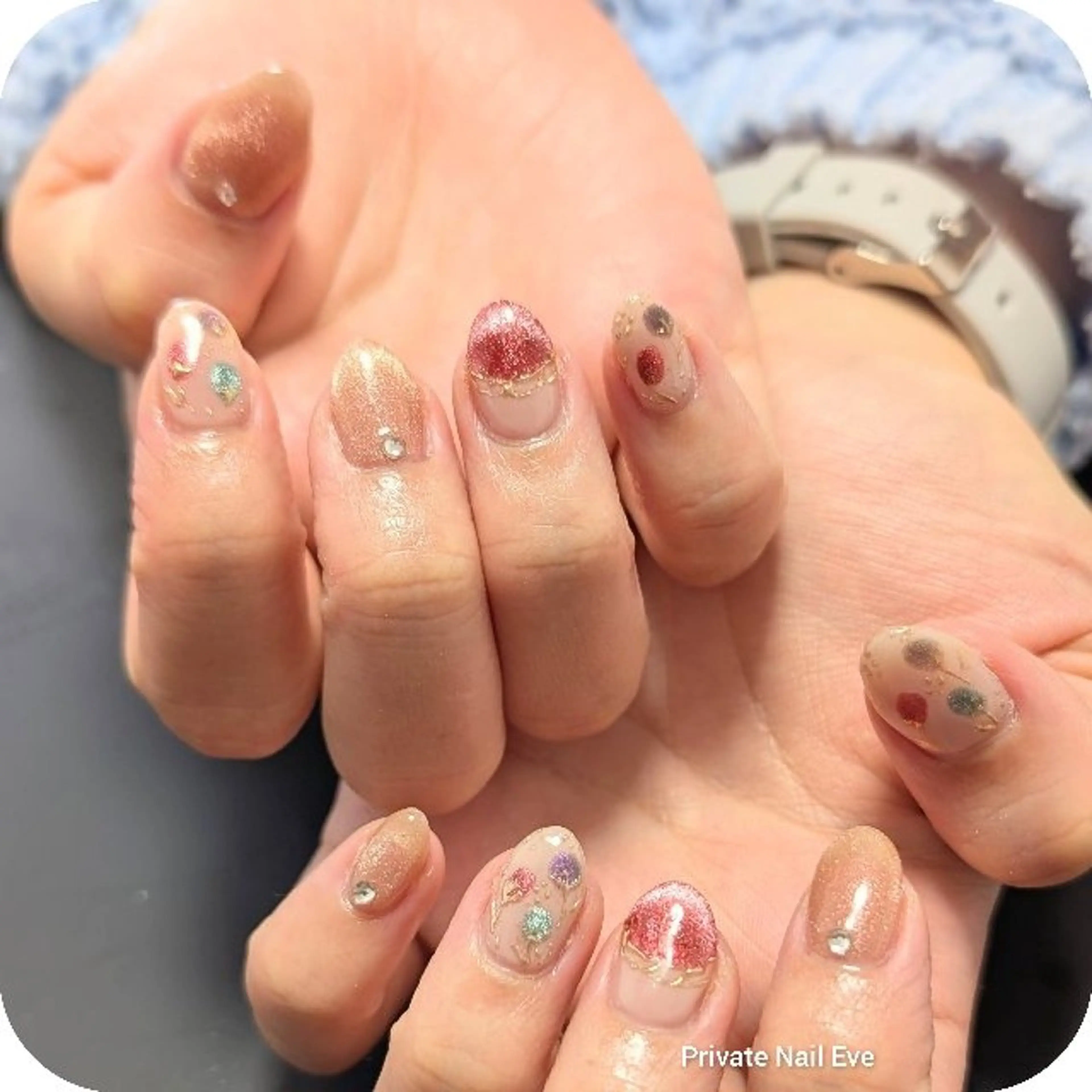 ネイル 持ち込み ハンドネイル ネイル junkoのネイルデザイン