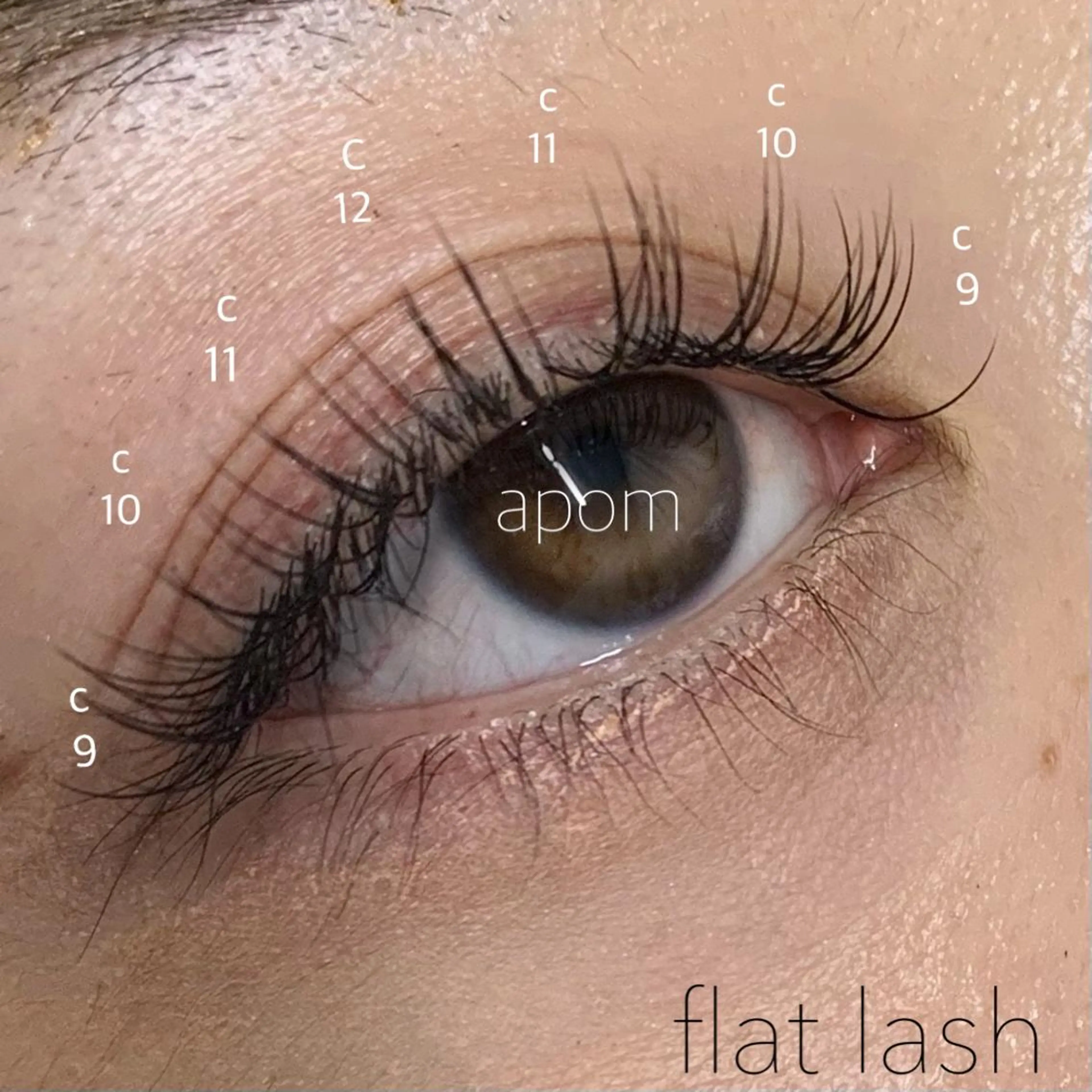 マツエク・マツパ マツエク apom 森分のマツエク・マツパデザイン