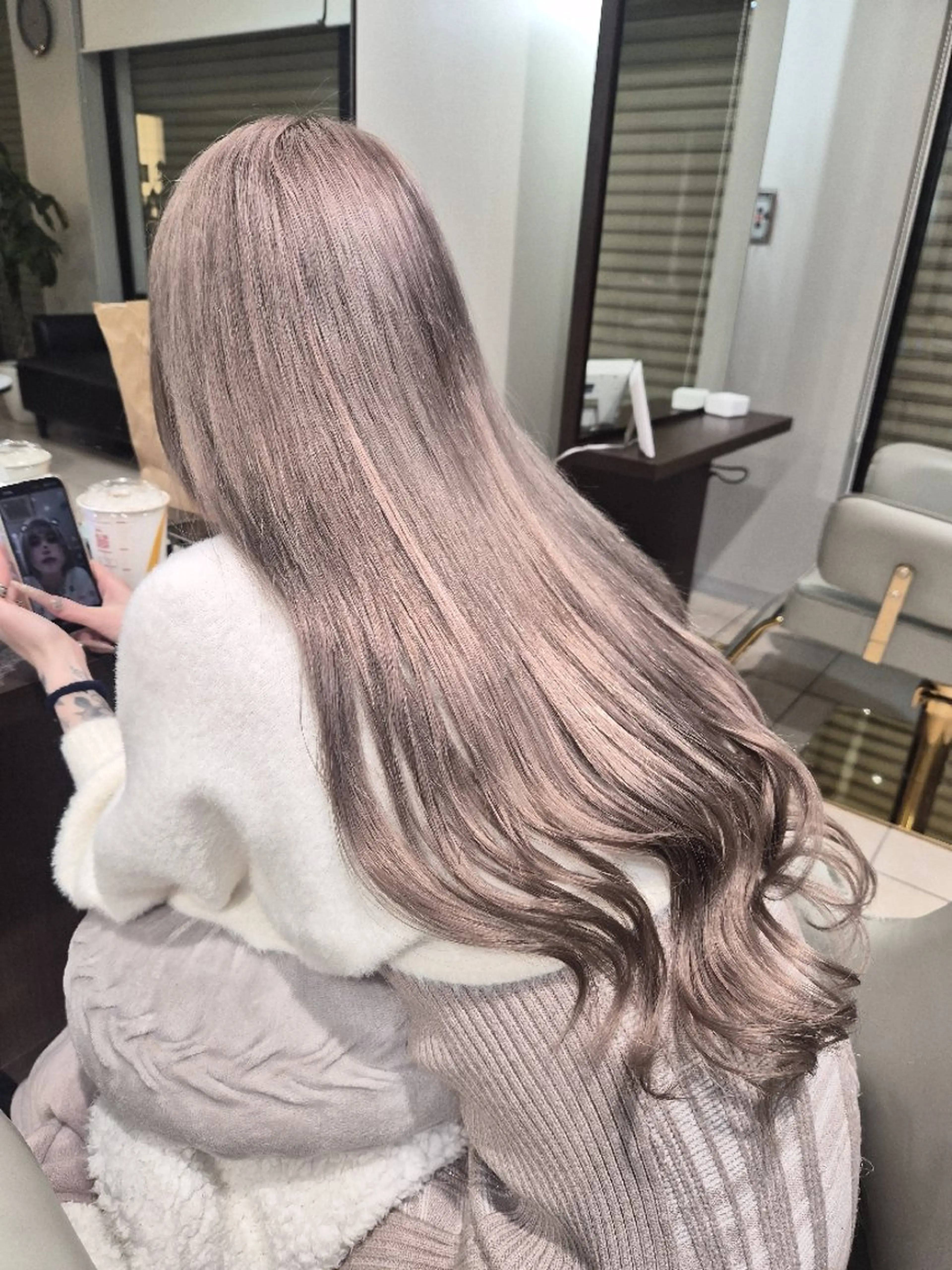 ロング カラー ヘアカラー Miyavi/カラー ショートボブのヘアスタイル