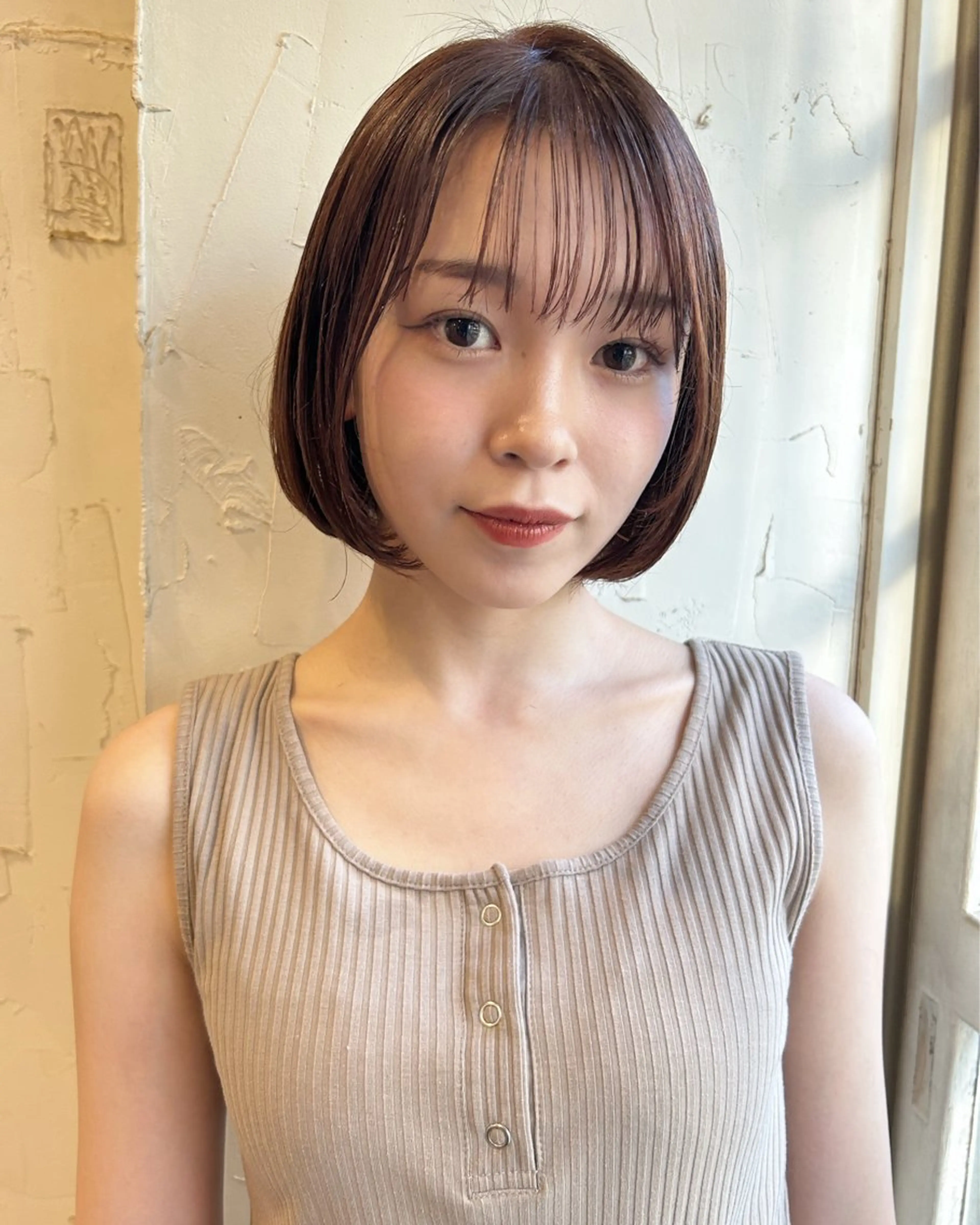 ショート カラー ベージュカラー カット ヘアカラー トリートメント 池田 真由美のヘアスタイル