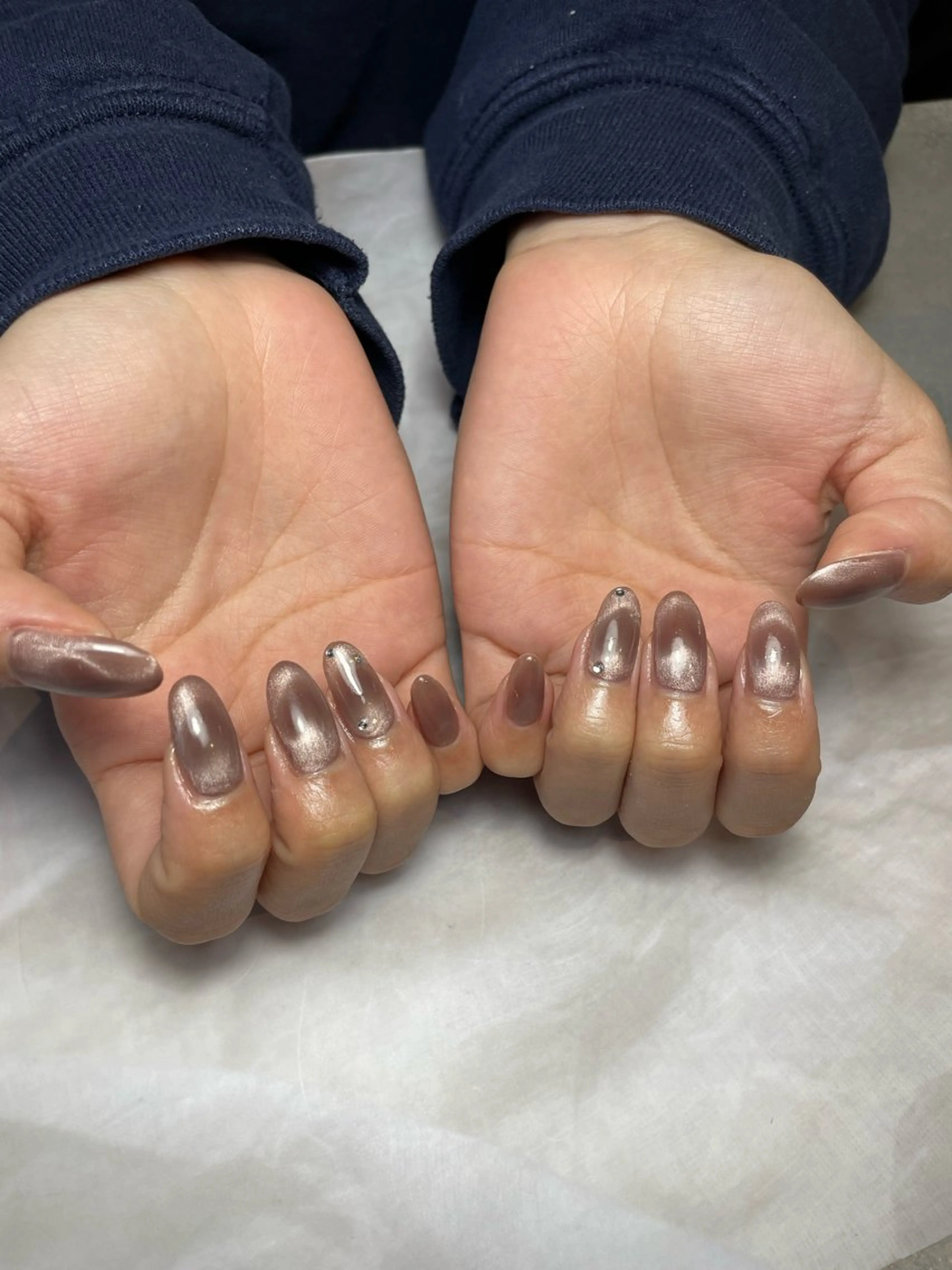 ネイル ハート ハンドネイル Reflection marikoのネイルデザイン