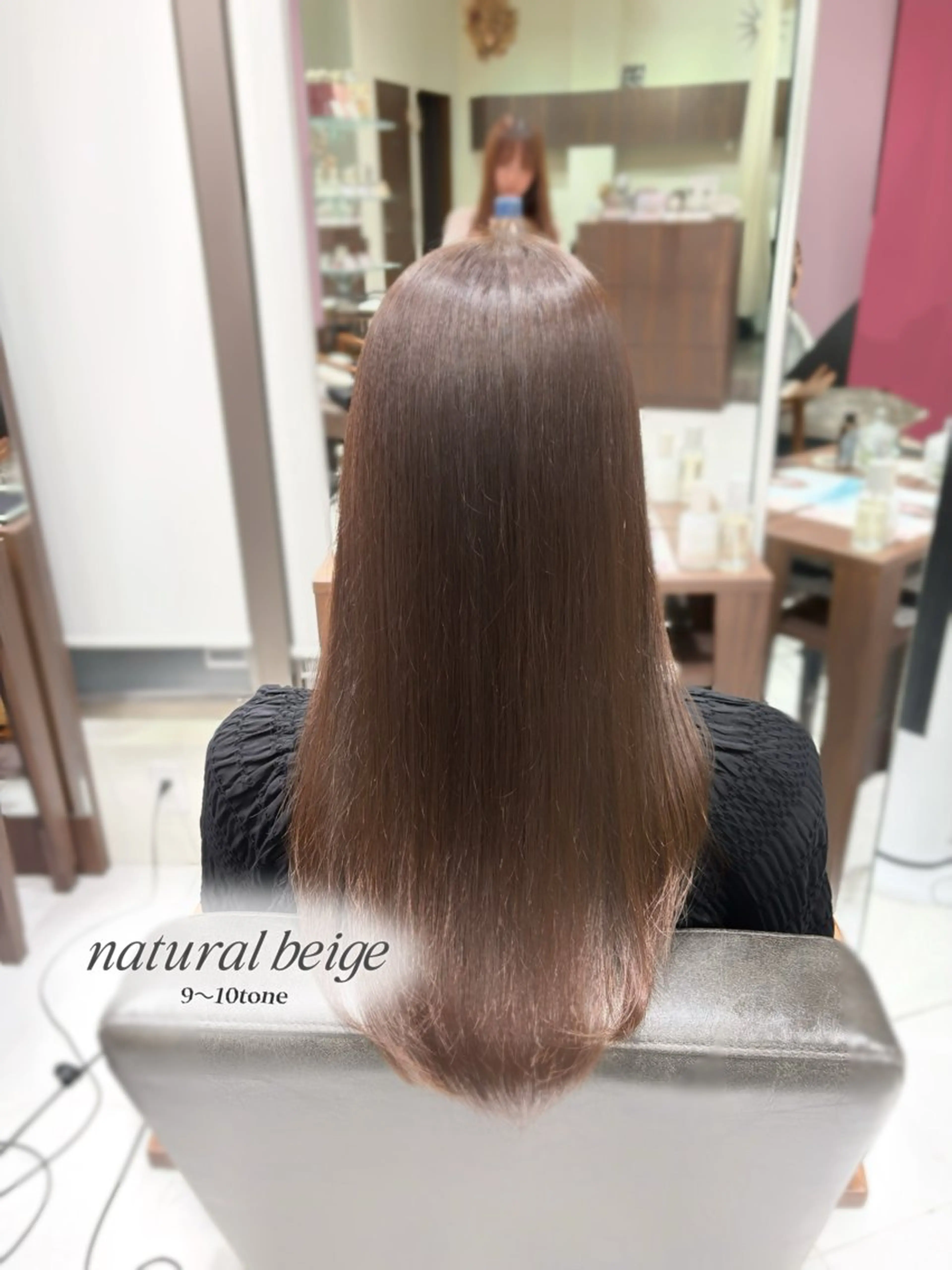 セミロング カラー ベージュカラー 透明感カラー カット ヘアカラー momo🍑/顔周り カット指名No.1のヘアスタイル