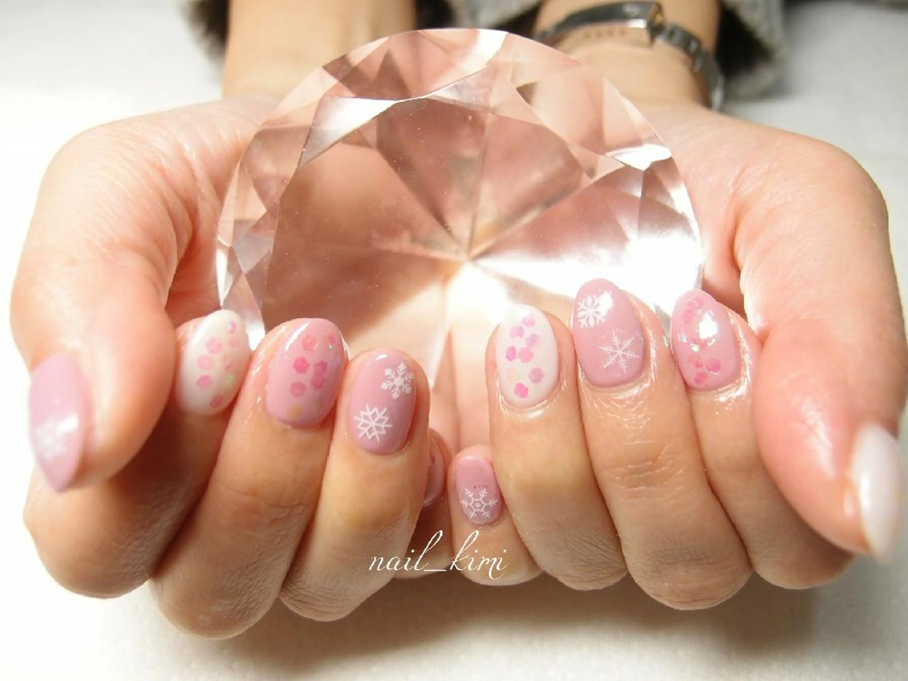 ネイル アートネイル ワンカラーネイル ETHOSENSE. kimikaのネイルデザイン