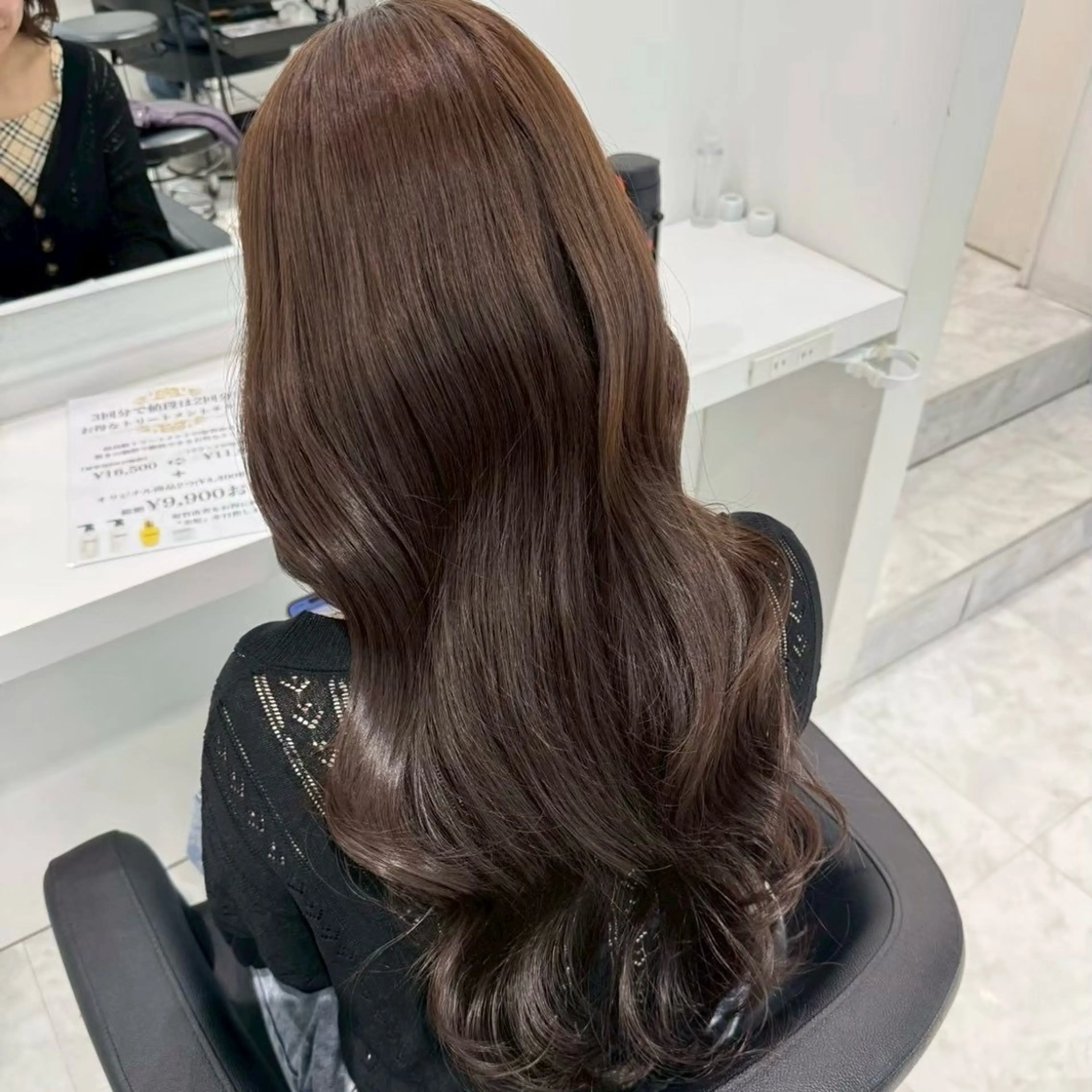 カラー ヘアカラー トリートメント 🤍透明感ブラウン himi🤍のヘアスタイル