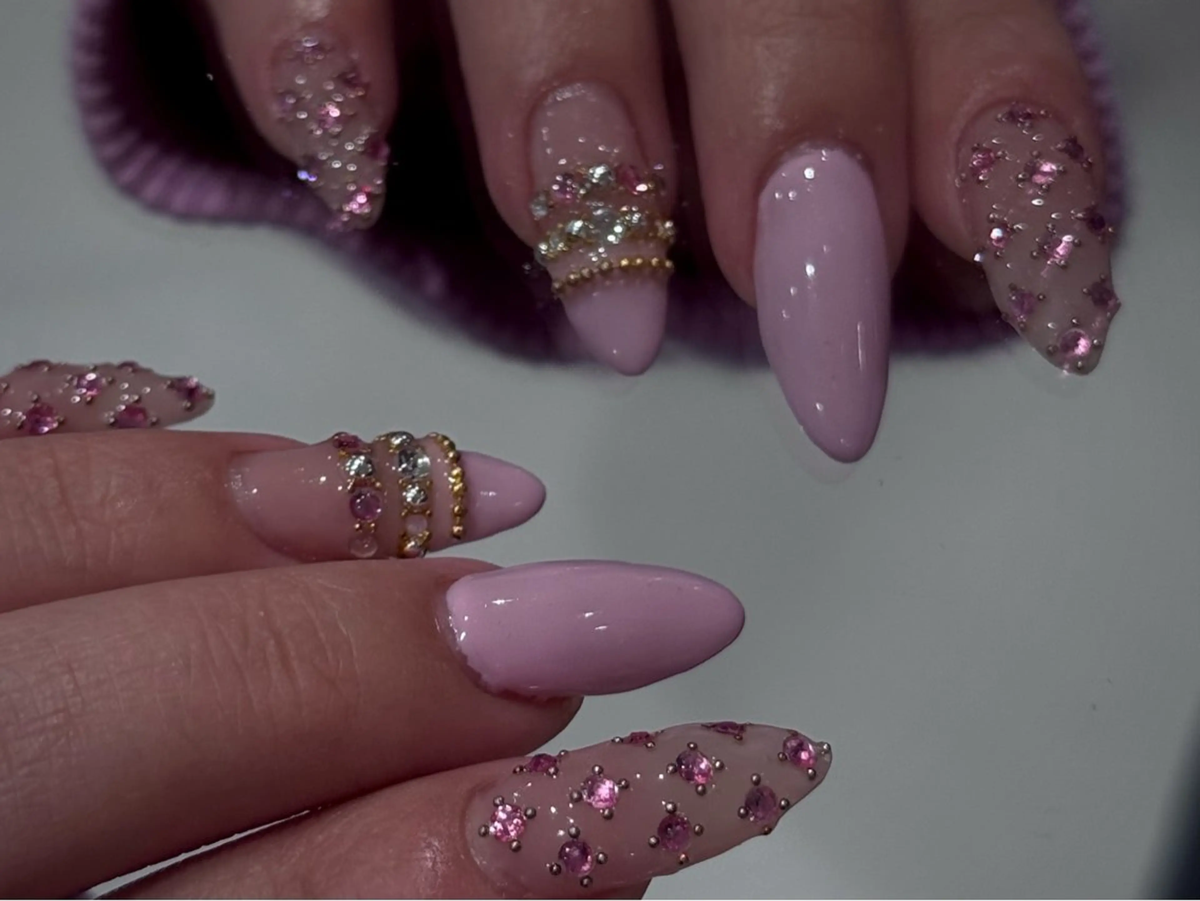 ネイル アートネイル 春ネイル ハンドネイル C nail 香取店 kanakoのネイルデザイン