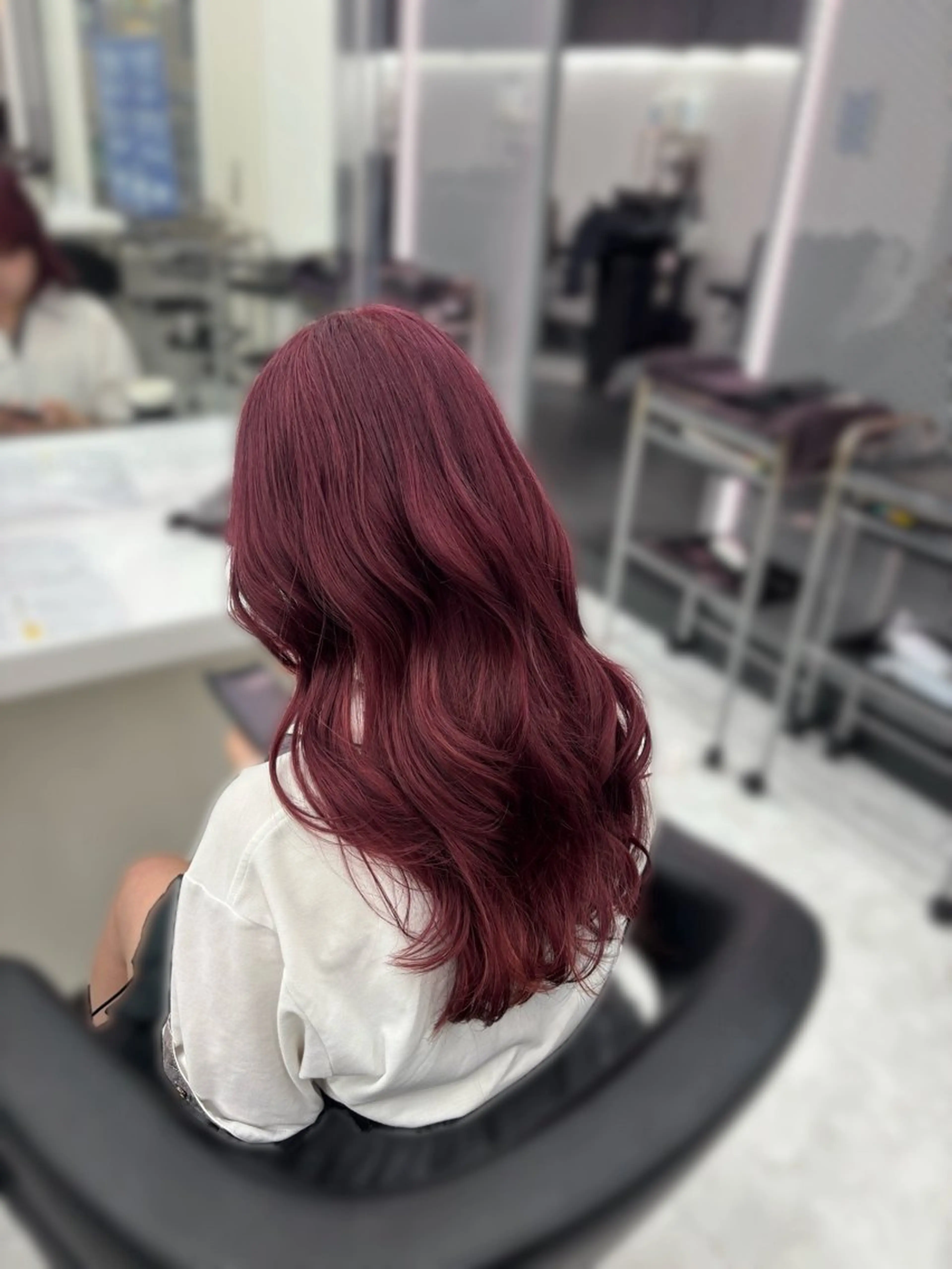 カラー かわいい艶髪🤍 れいな🤍のヘアスタイル