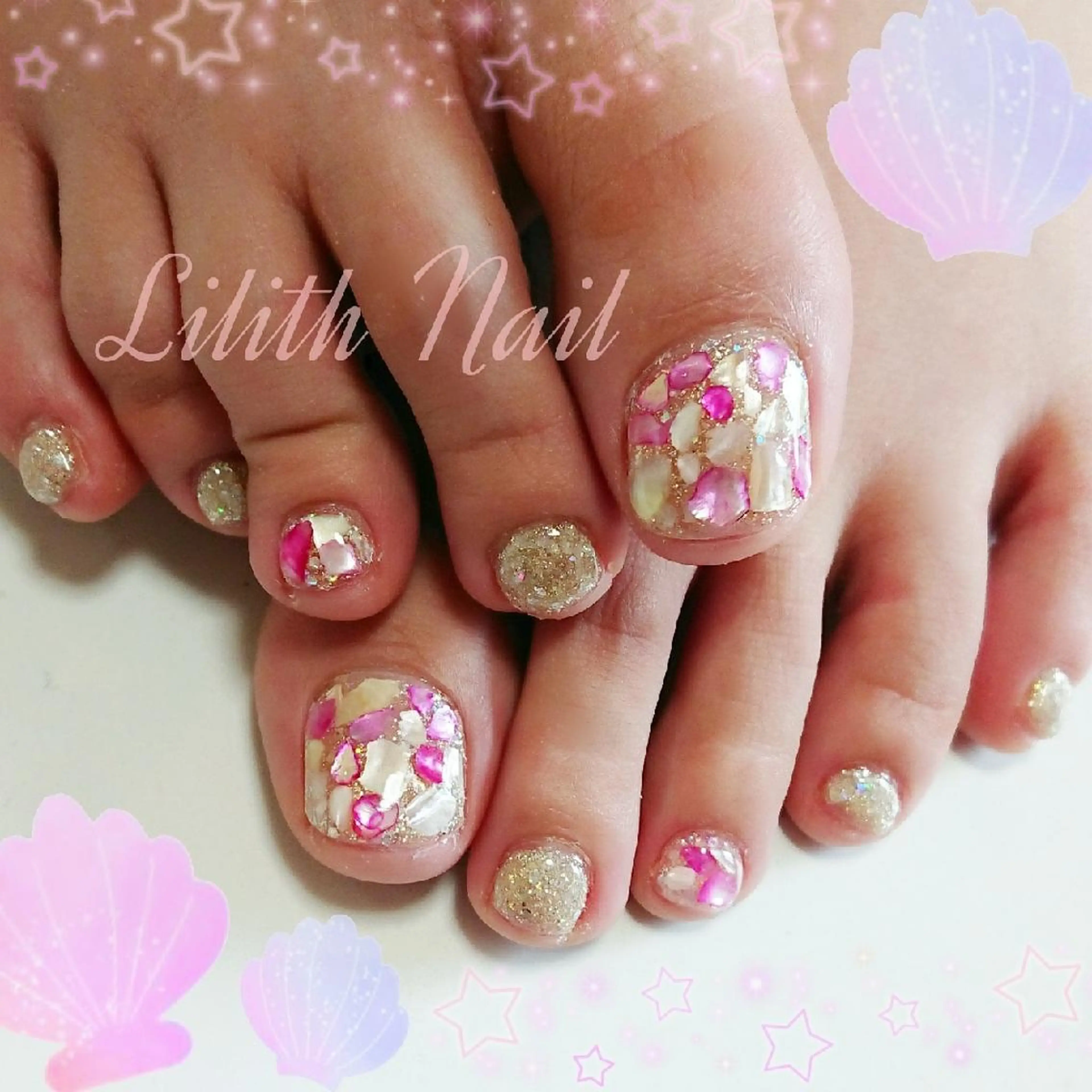 ネイル フットネイル Lilith Nailのネイルデザイン