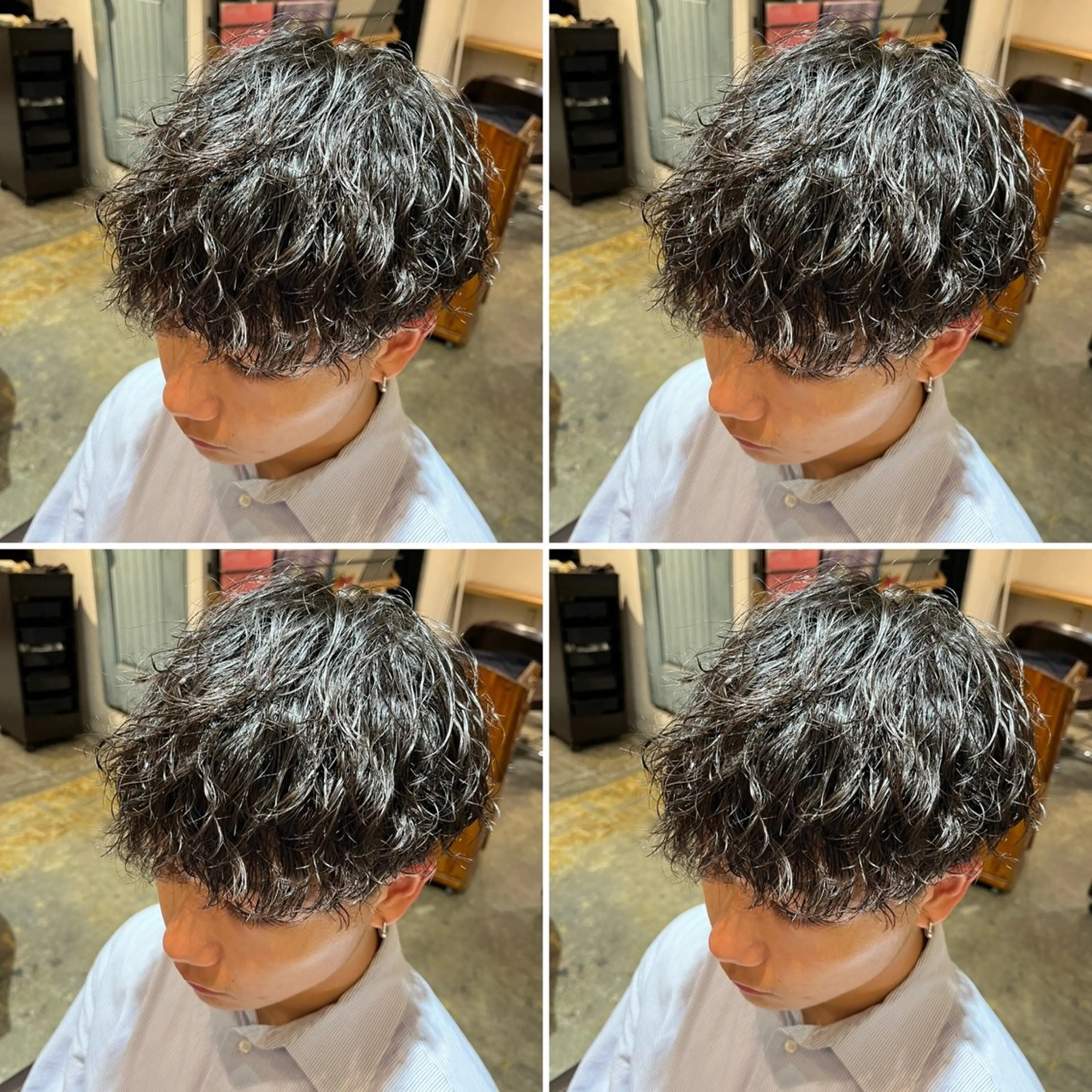 パーマ カット パーマ トリートメント ヘアセット 💈メンズパーマ特化 店長望月謙二郎💈のヘアスタイル