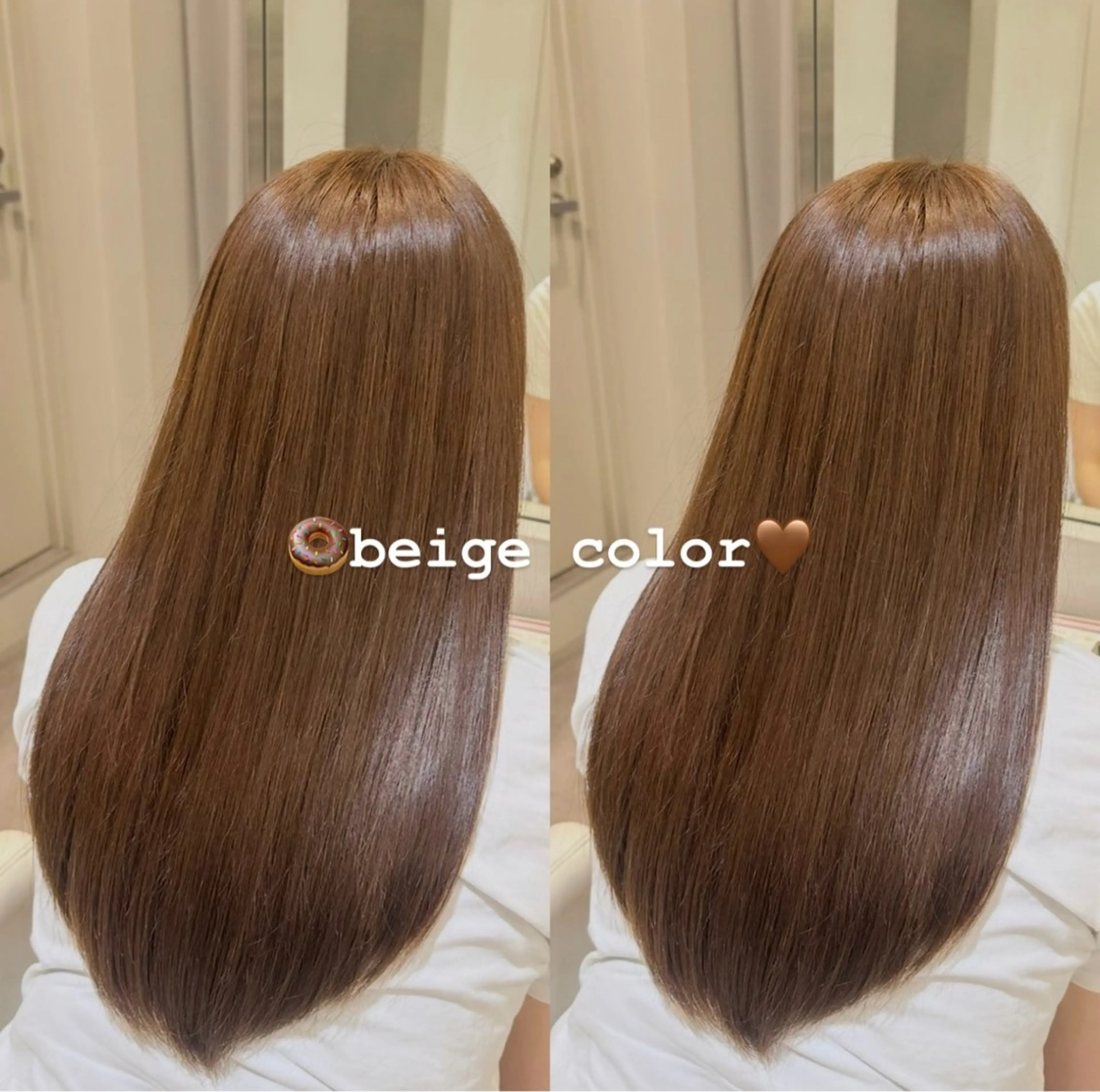 カラー ブリーチ ブリーチなしカラー 💞Miu / 透明感カラー💞のヘアスタイル