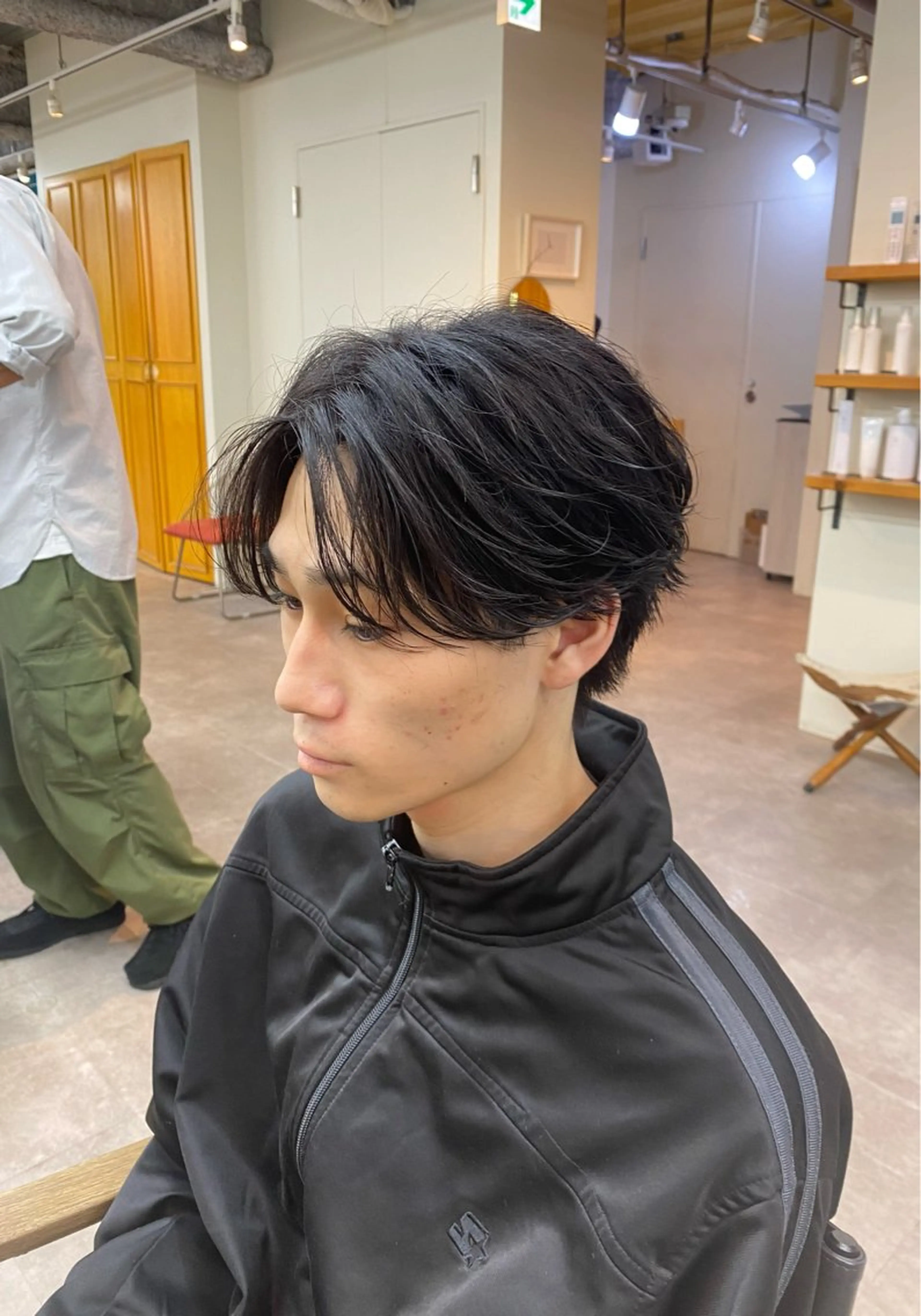 【2回目クーポン】メンズカット＋クリームケアパーマ＋トリートメントの写真