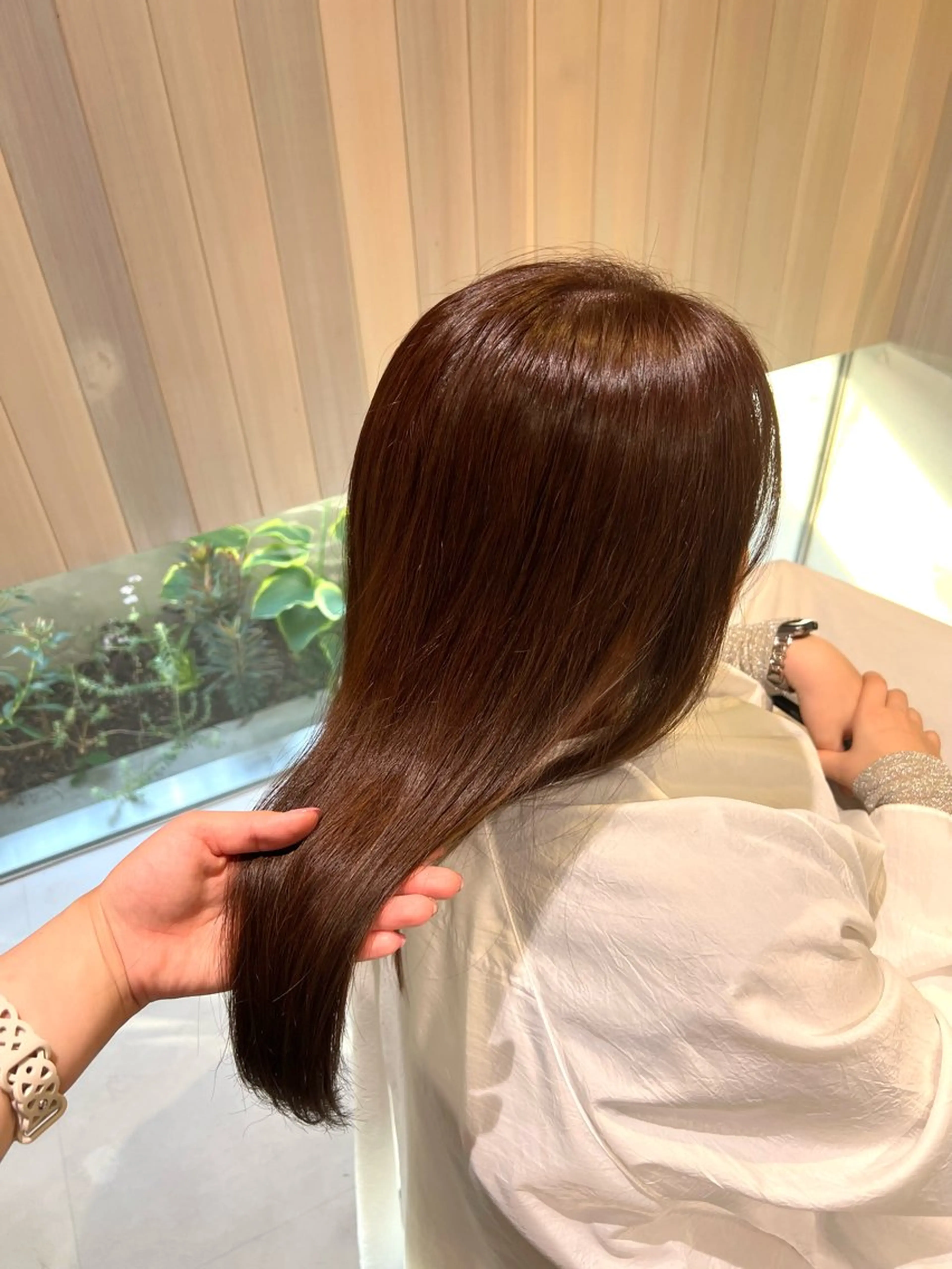 ロング カラー カット ヘアカラー 坂野 美葵のヘアスタイル