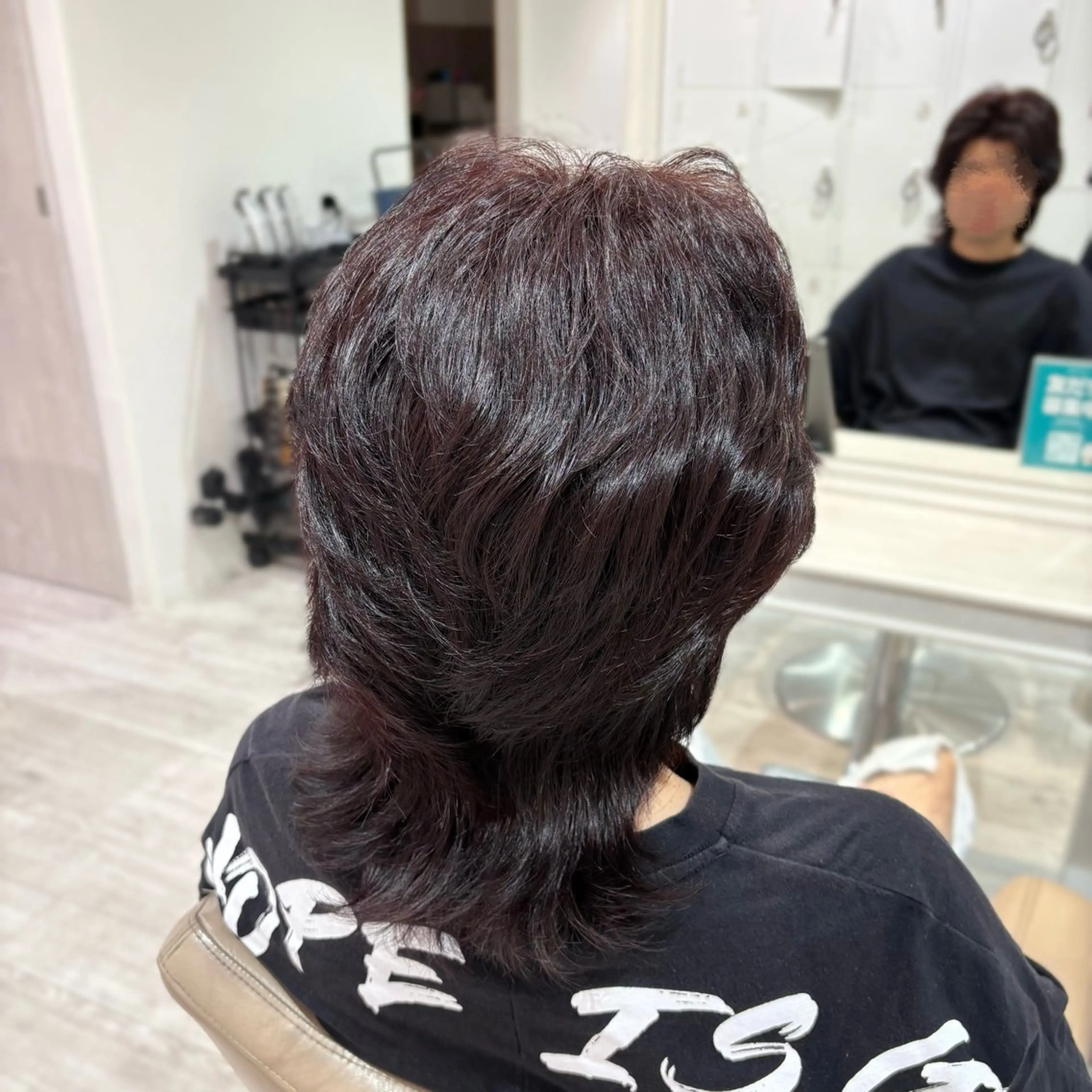カラー メンズ 長崎 真子のヘアスタイル