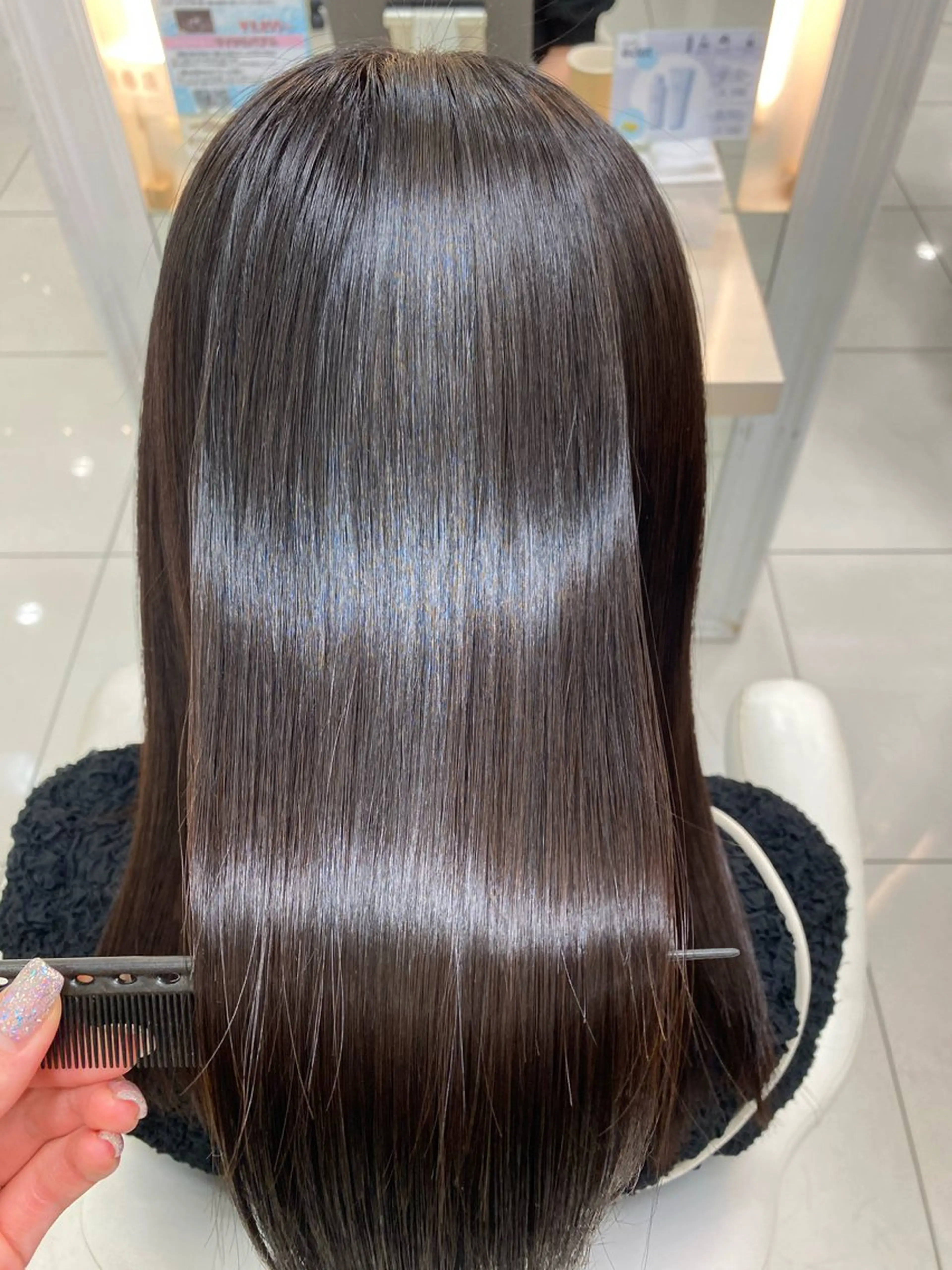 ロング パーマ Ash本八幡店 🫧中園🪽のヘアスタイル