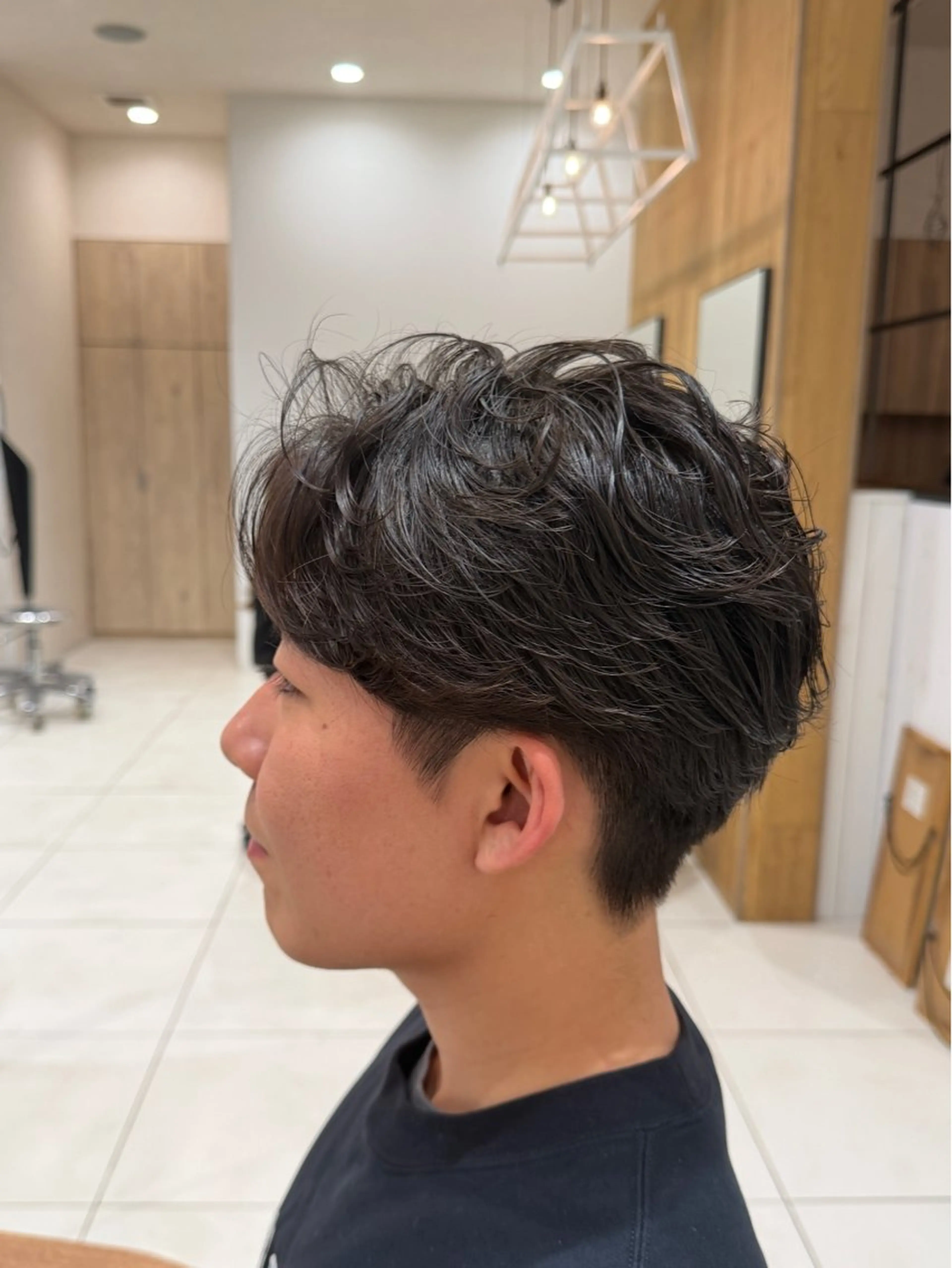 メンズ フェザーパーマ メンズパーマ カット パーマ メンズパーマ特化 🦧タケシのヘアスタイル