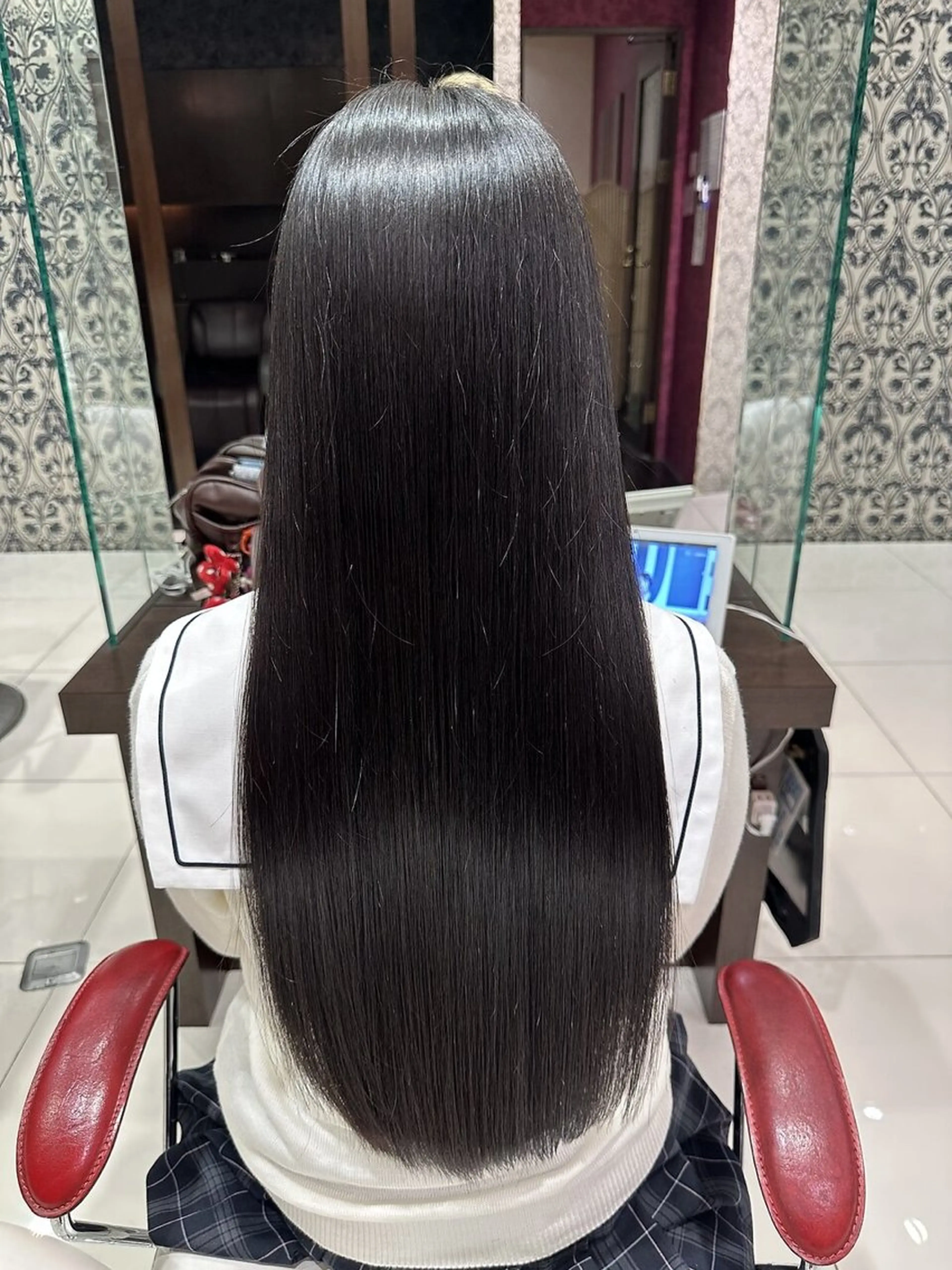 ロング 堀江 優妃のヘアスタイル