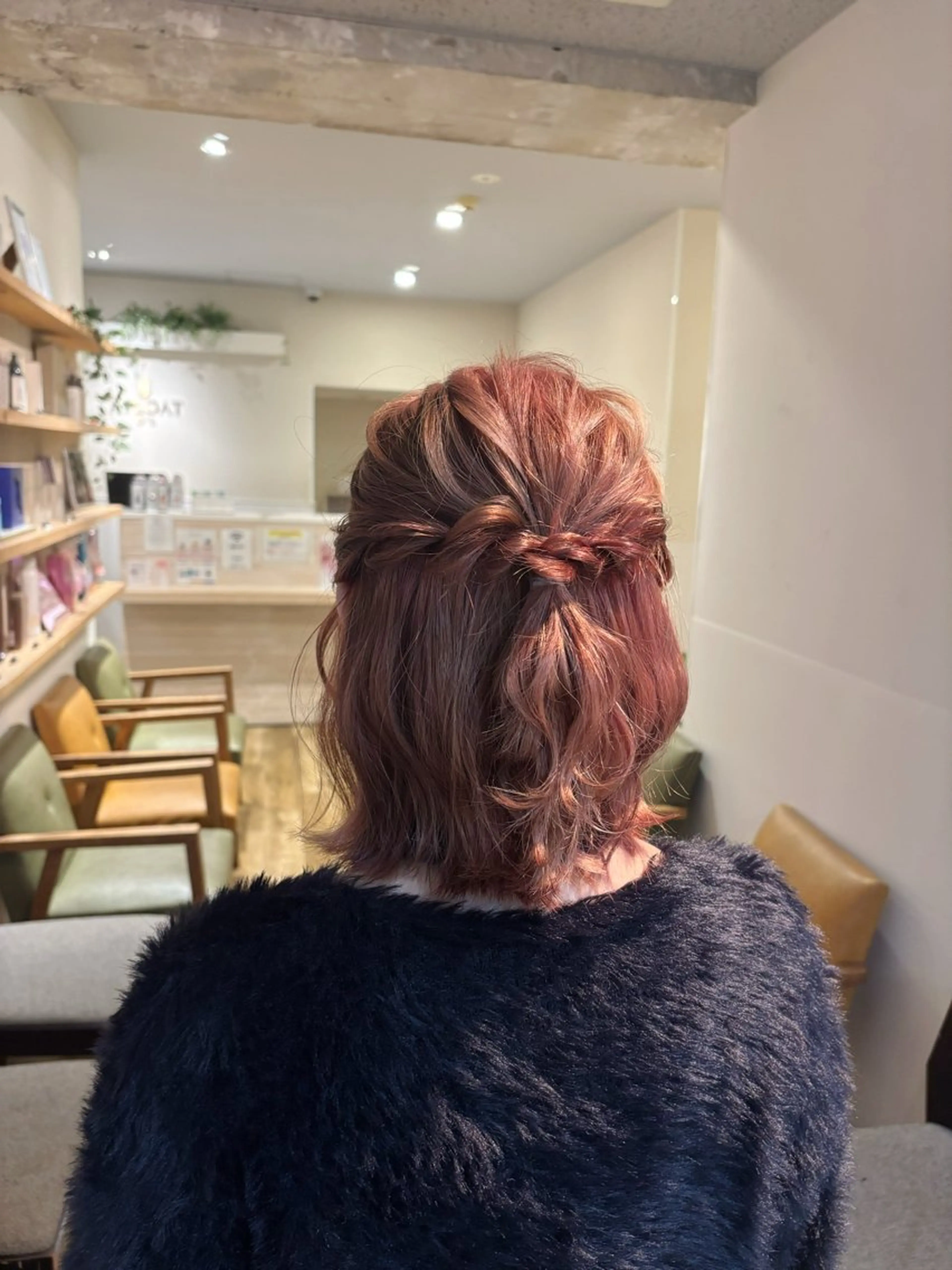 ミディアム ヘアアレンジ ボブ ヘアセット 表参道/アレンジ💐 /艶カラー/kahoのヘアスタイル