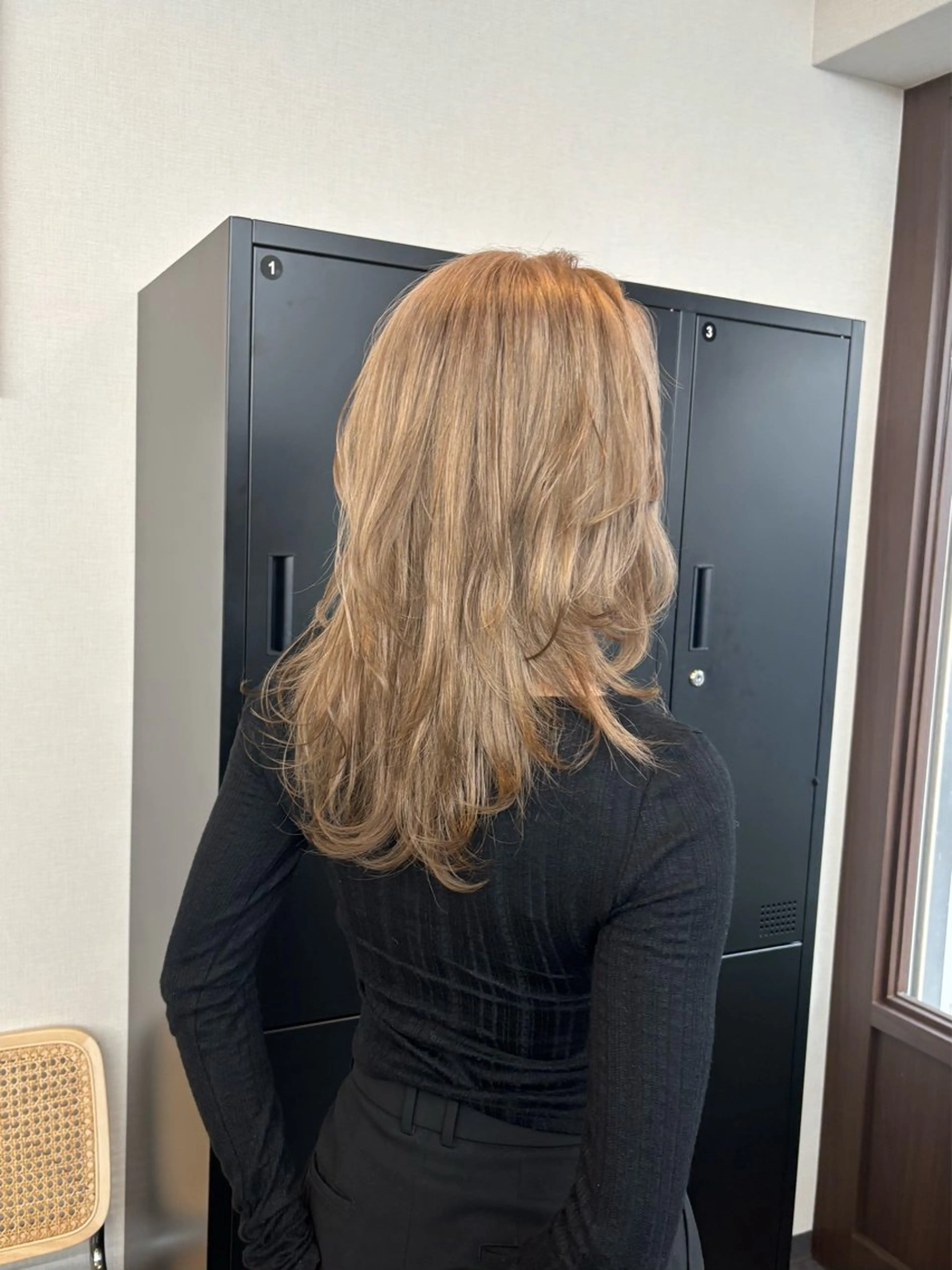 ロング カラー ヘアカラー 大野 桃果のヘアスタイル